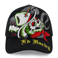 edhardyoriginals BLACK / OS Cowboy Skull Trucker Hat
