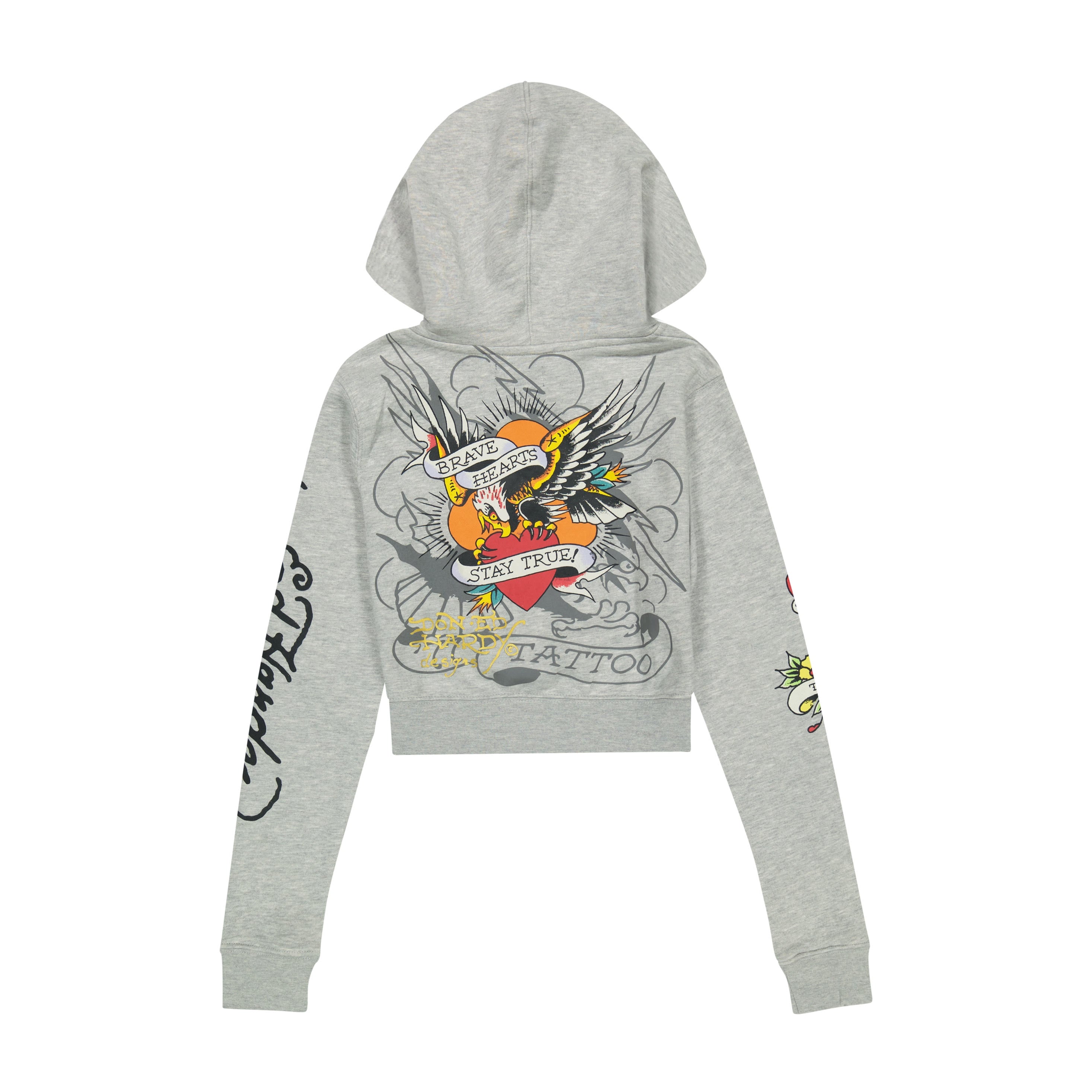 Brave Eagle Cropped Hoodie