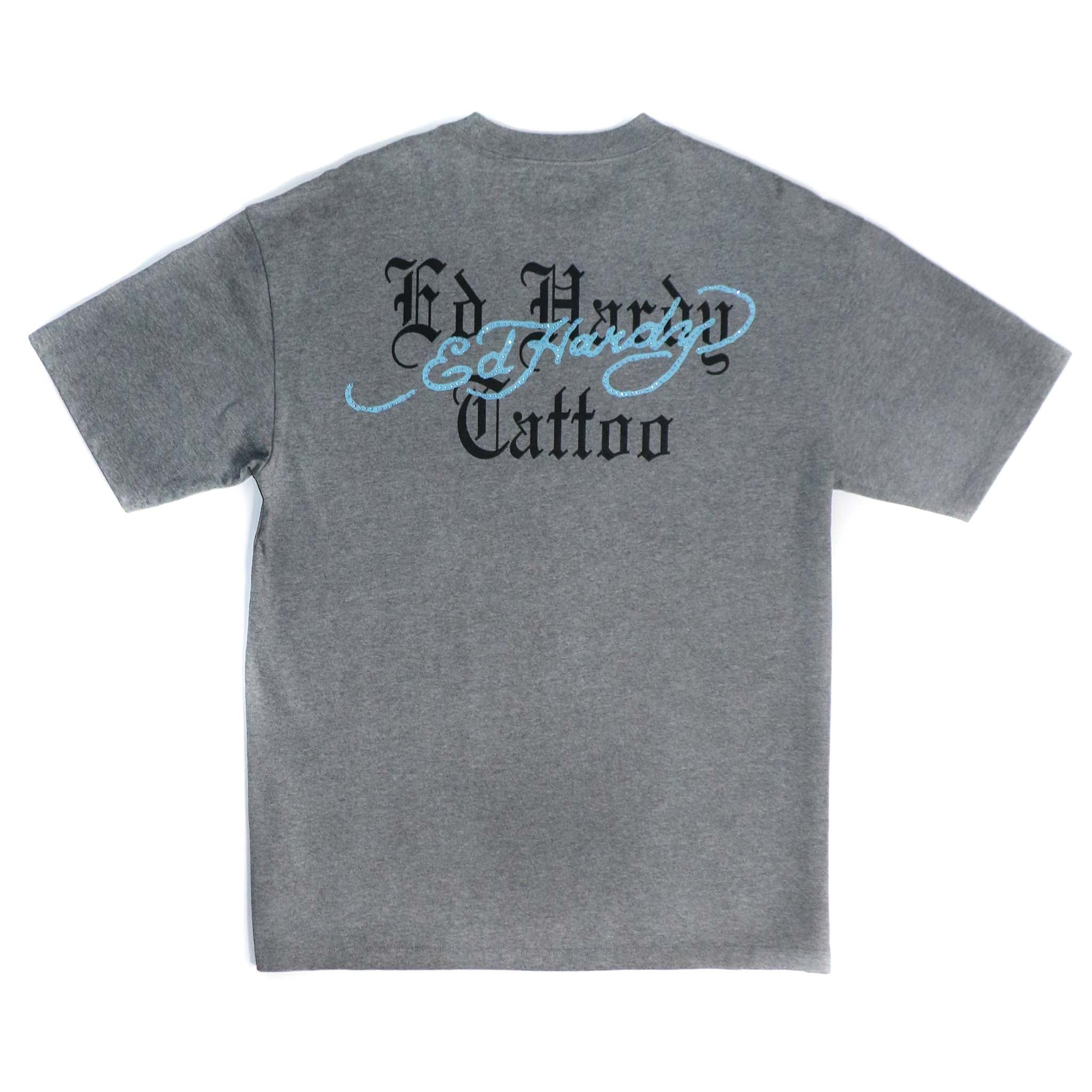 Limited Edition- La Tiger Rhinestone Tee - edhardyoriginals