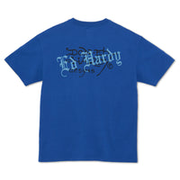 edhardyoriginals S / BRIGHT BLUE Limited Edition Rhinestone Love Prisoner Tee
