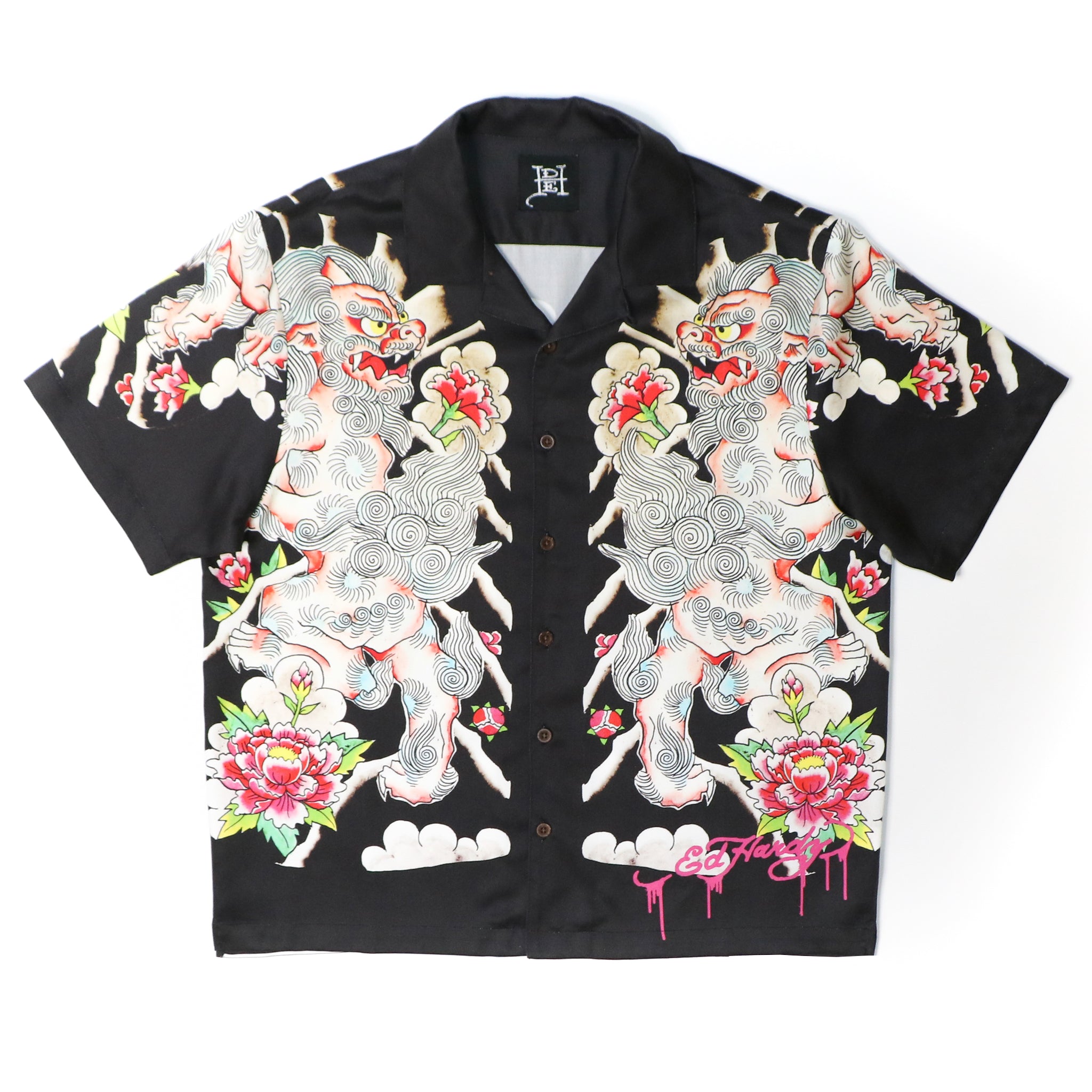 Japan Lyon Boxy Camp Shirt - edhardyoriginals