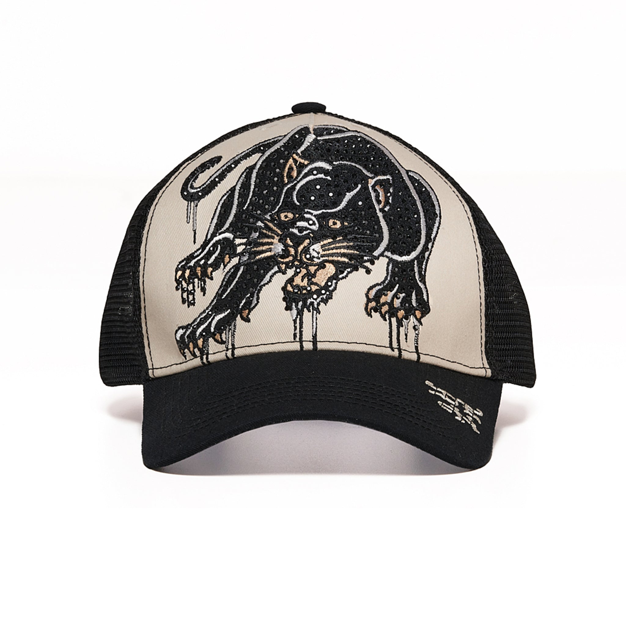 Rhinestone Panther Hat - edhardyoriginals