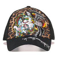 edhardyoriginals O/S / Leopard Battle Skull Leopard Hat