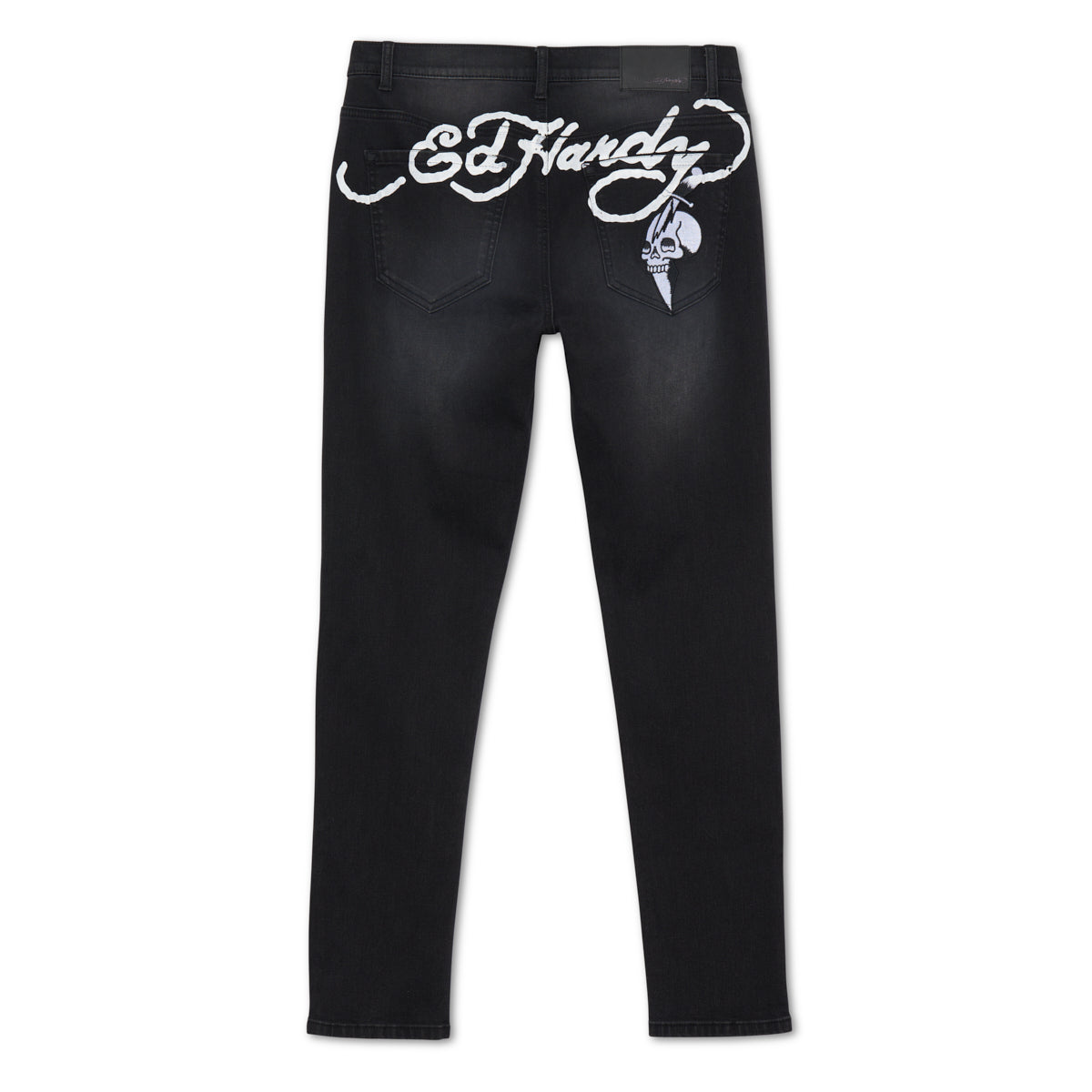 Dagger Skull Slim Skinny Jean - edhardyoriginals