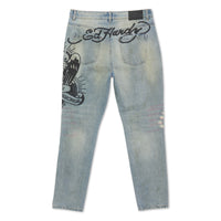 edhardyoriginals 30 / LIGHT VINTAGE Eagle Slim Taper Jean
