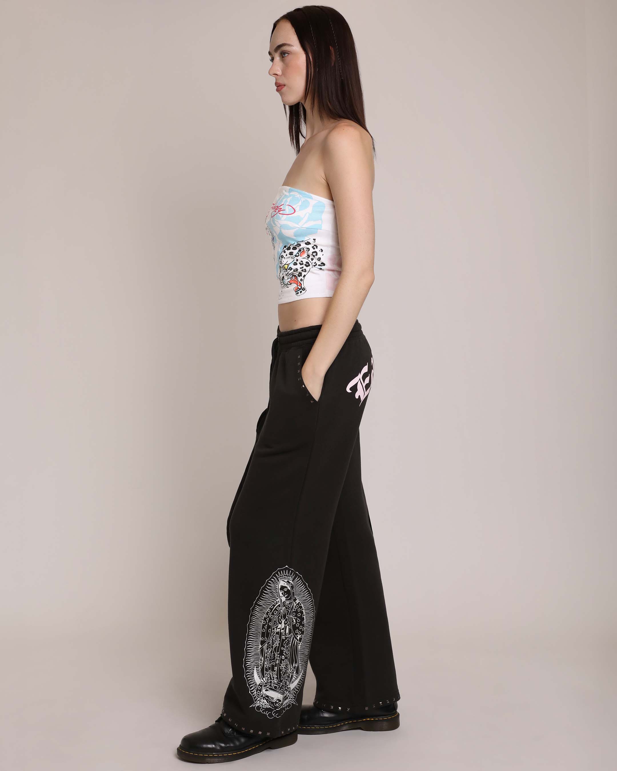 Blue Leopard Tube Top
