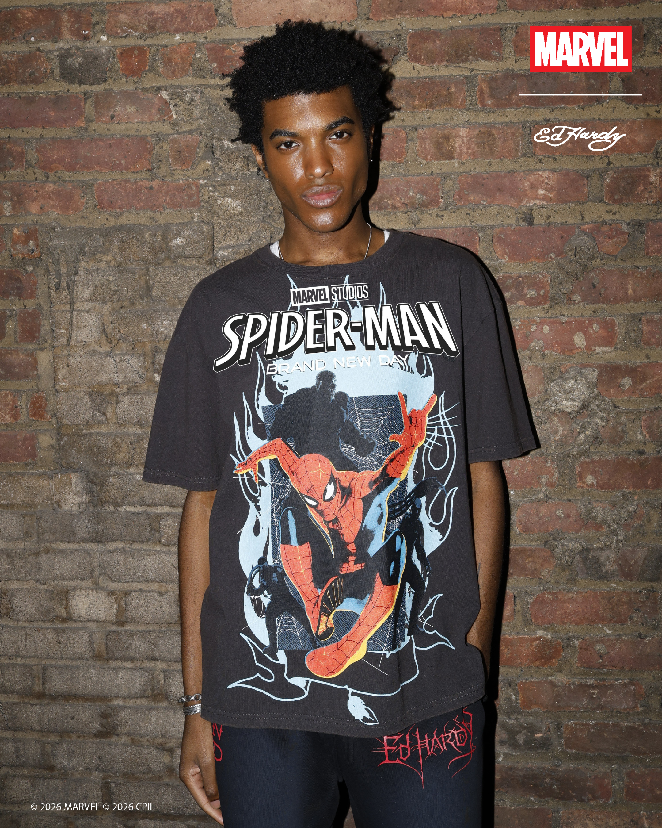 Flame Web Boxy Tee