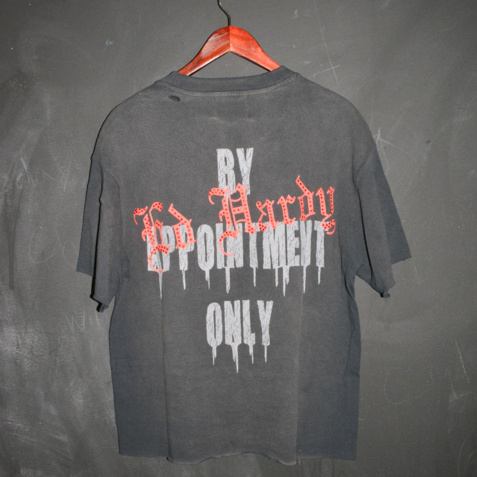 Skull Flame Cropped Mens Boxy Tee