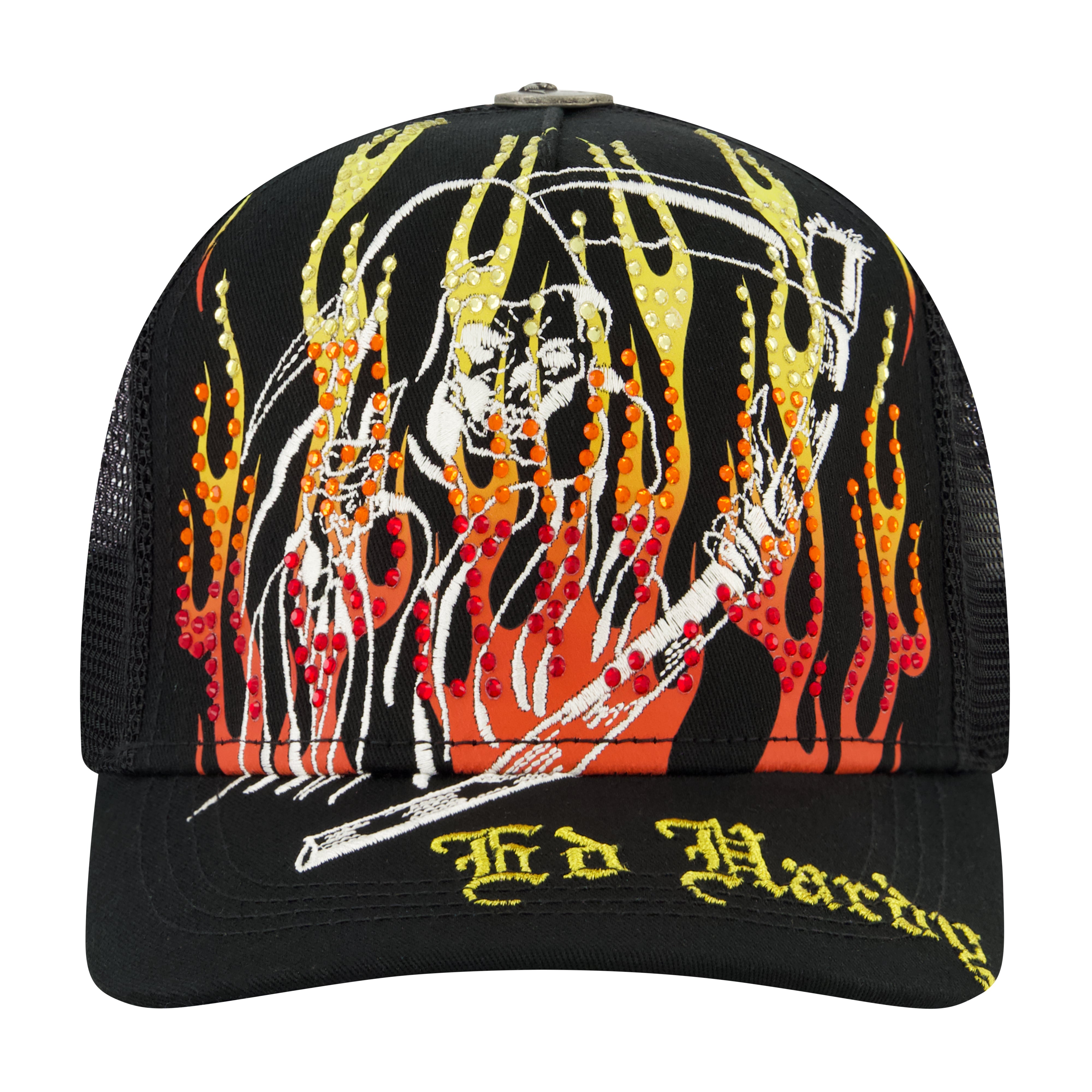 Reaper Rhinestone Trucker Hat