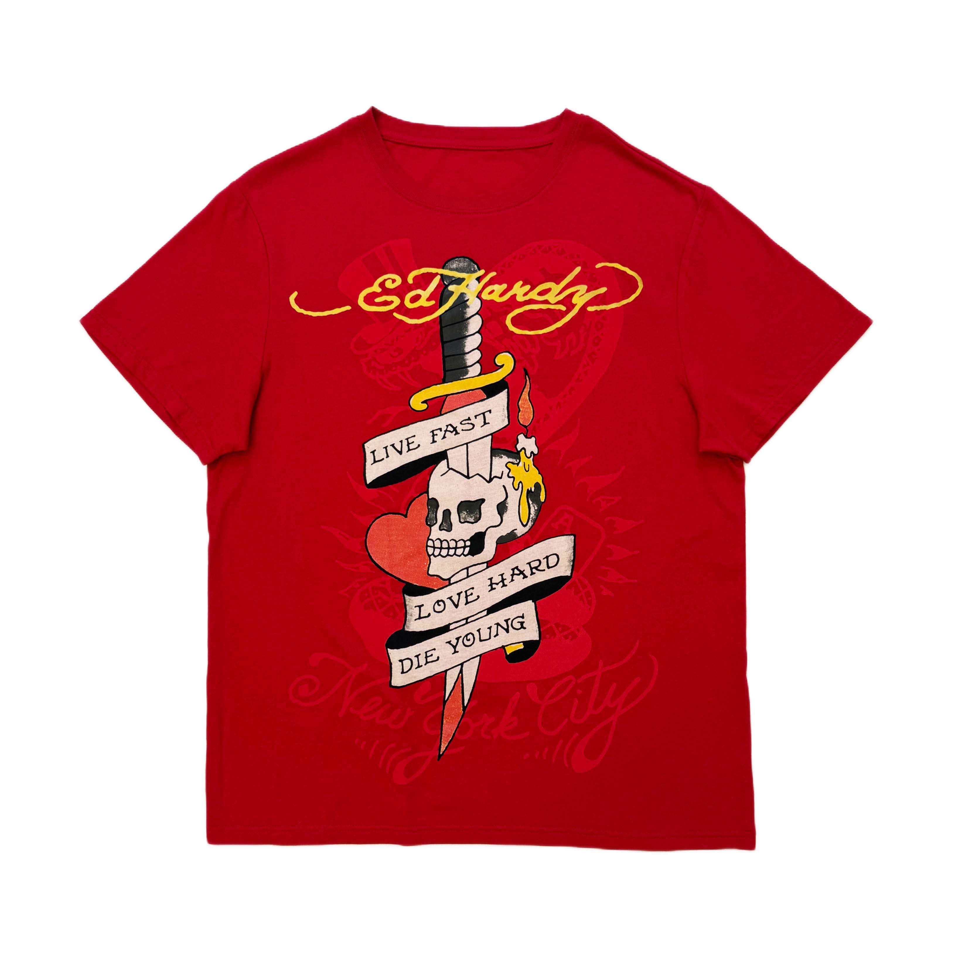 Live Fast Throwback Graphic Tee
