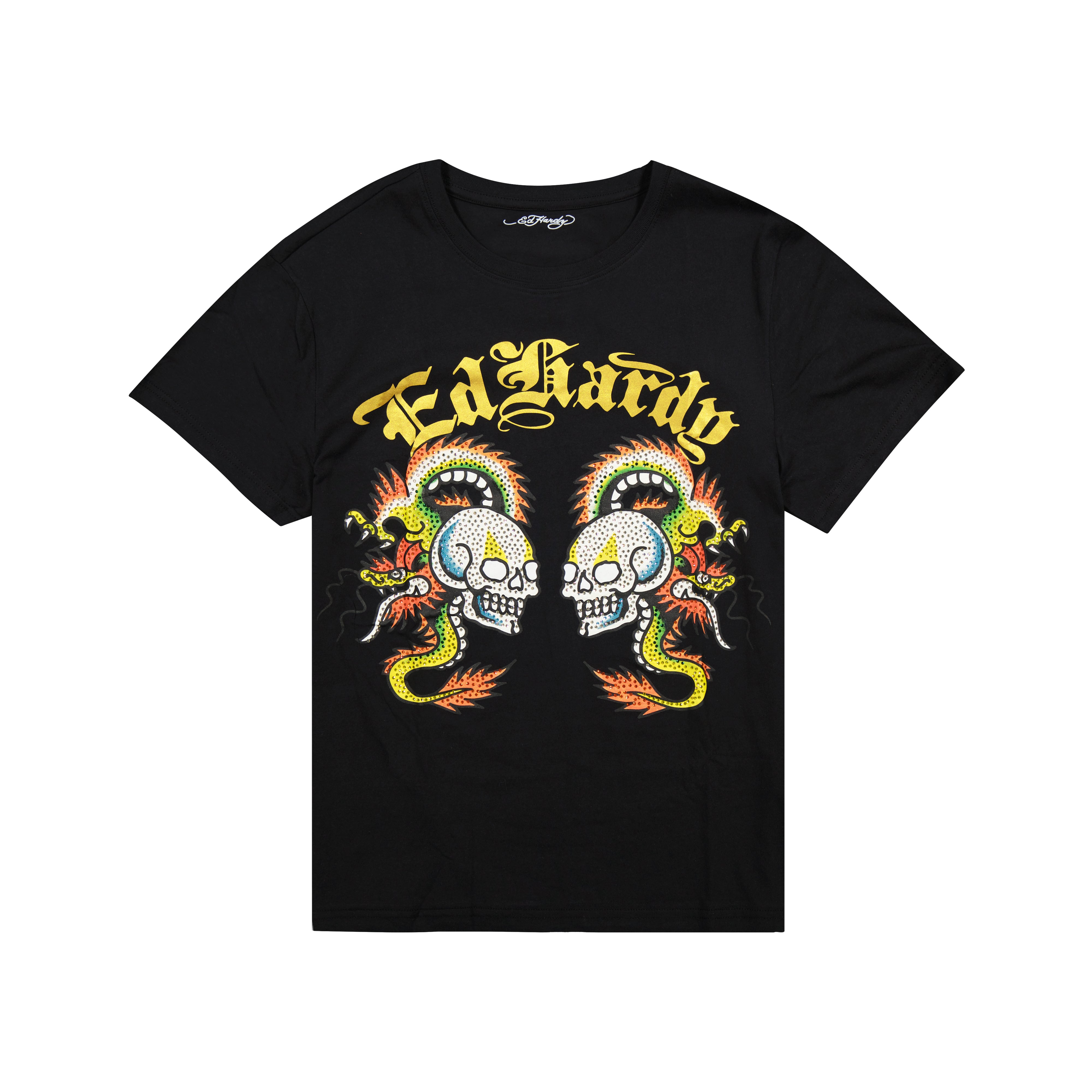Dragon Skull Mens SS Tee