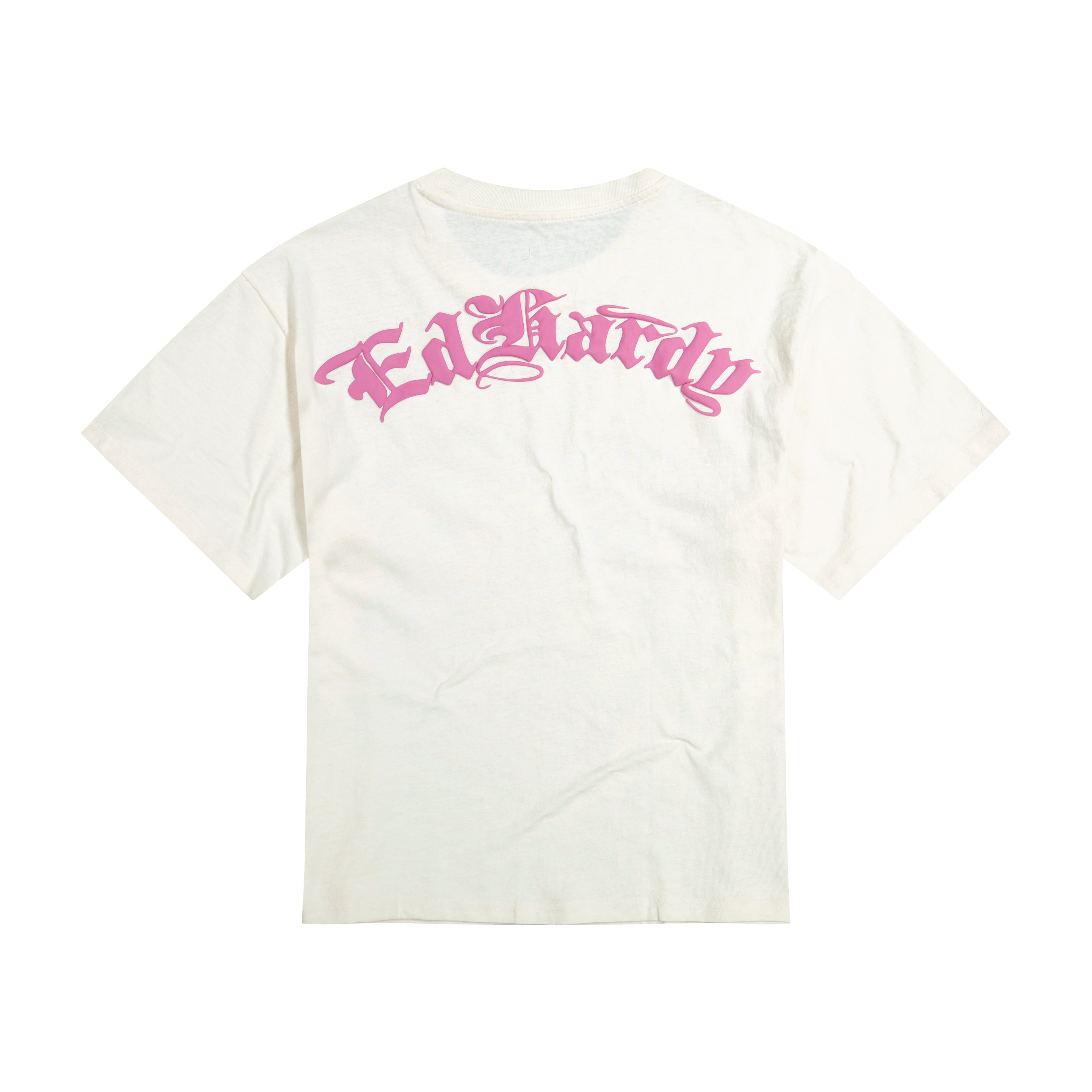 edhardyoriginals S / IVORY Panthers Puff Print Boxy Tee