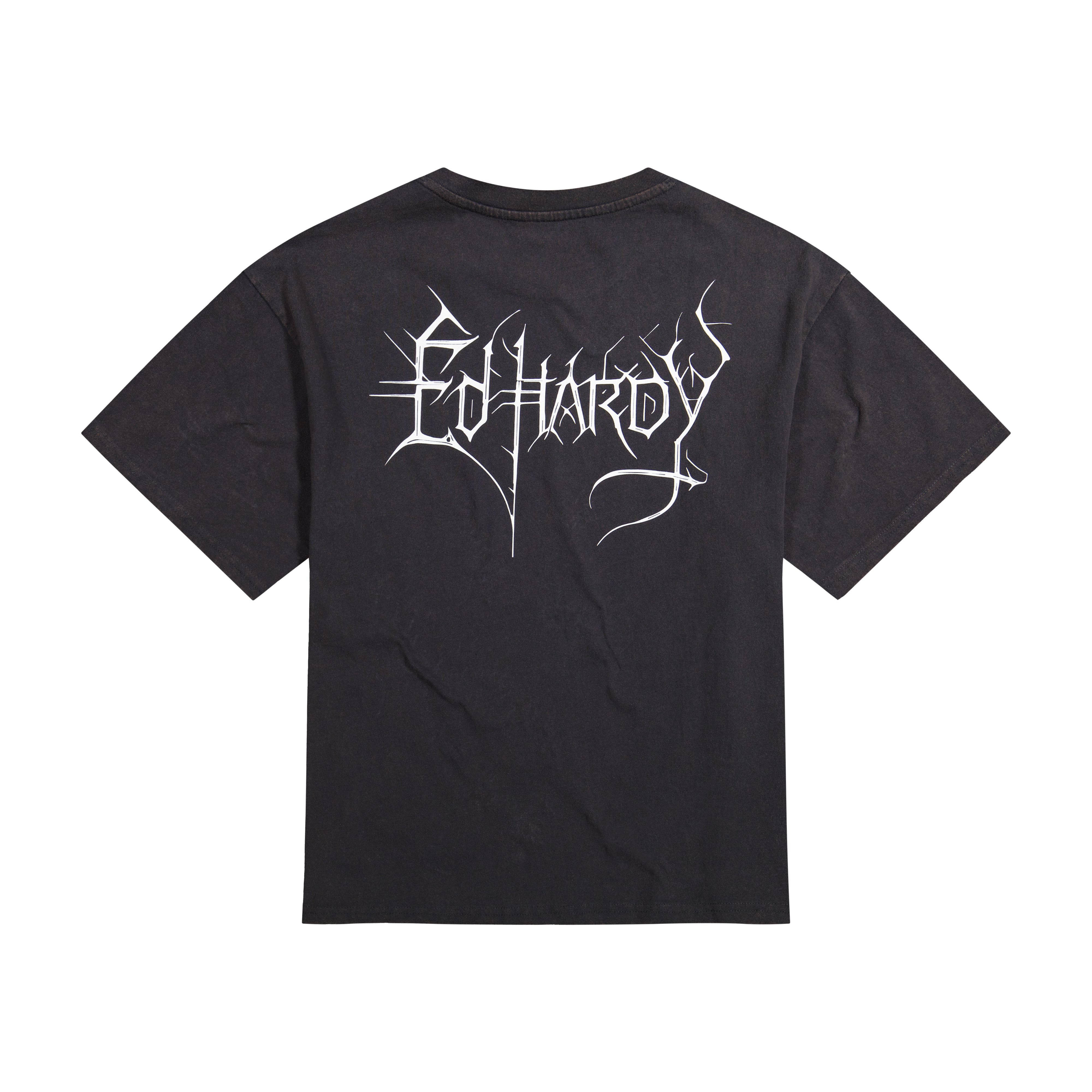 edhardyoriginals S / MINERAL GREY Cross Skulls Boxy Tee