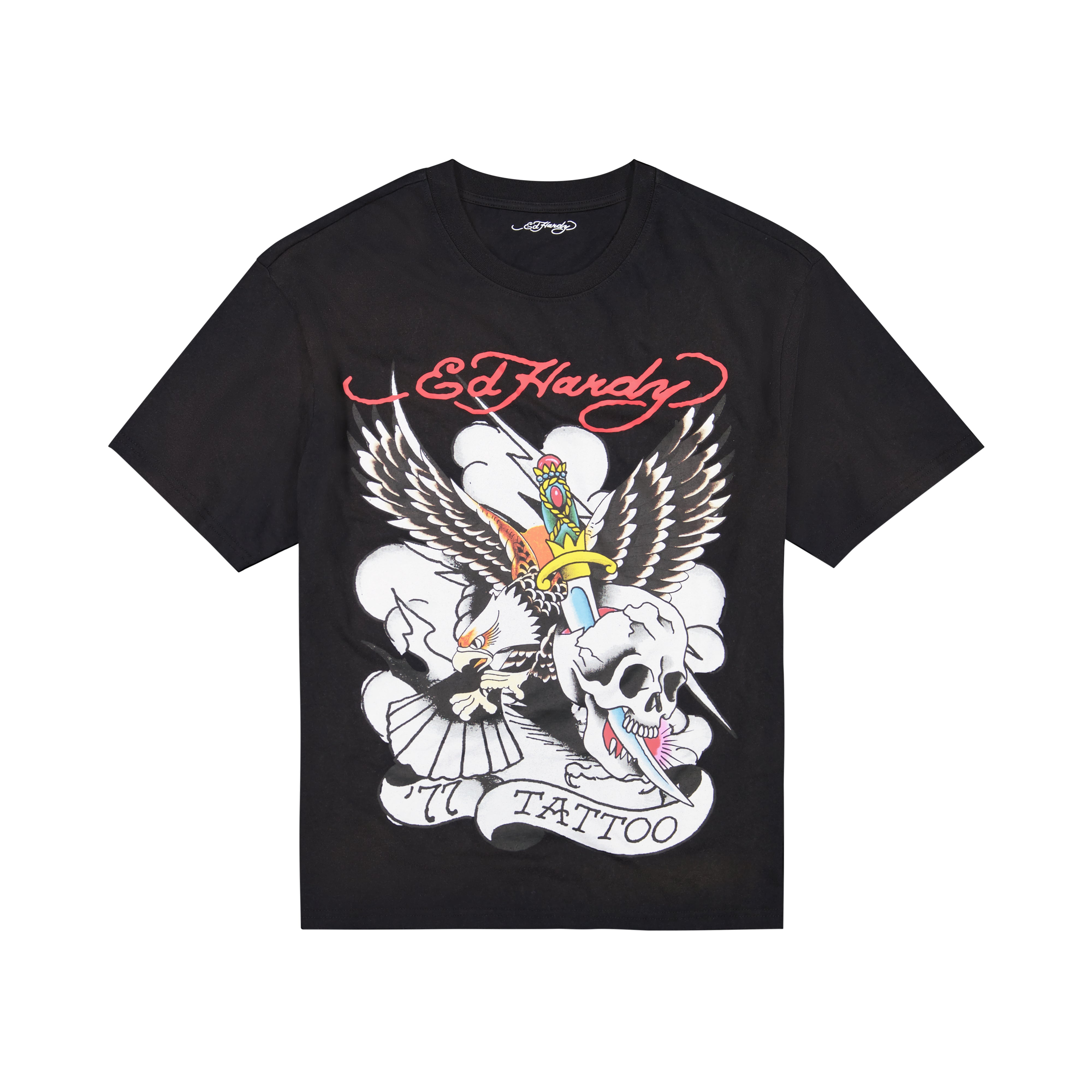 新品タグ付✨Ed Hardy USA製 ワッフルロンT XS Y2K アーカイブ Y2K Ed Hardy Tee USA Free Shipping - The Vintage Twin