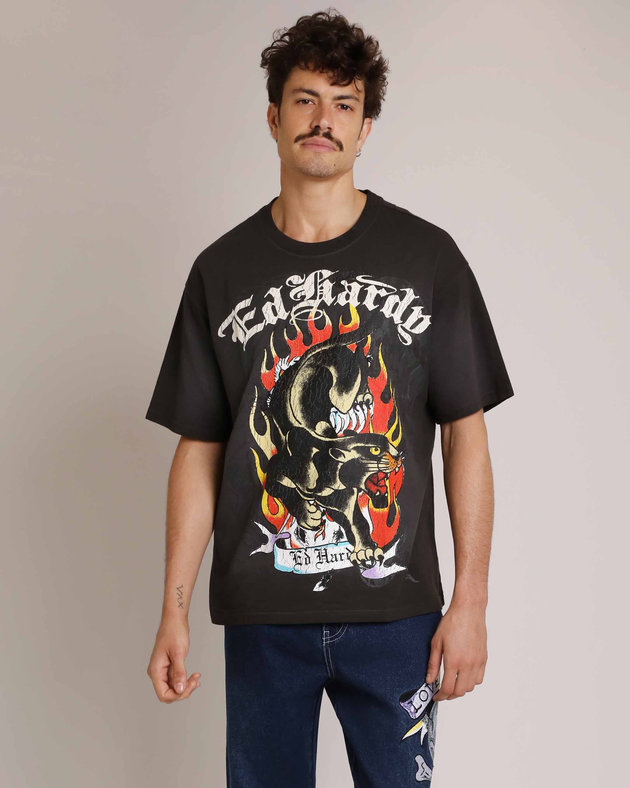 Panther Flame Boxy Tee