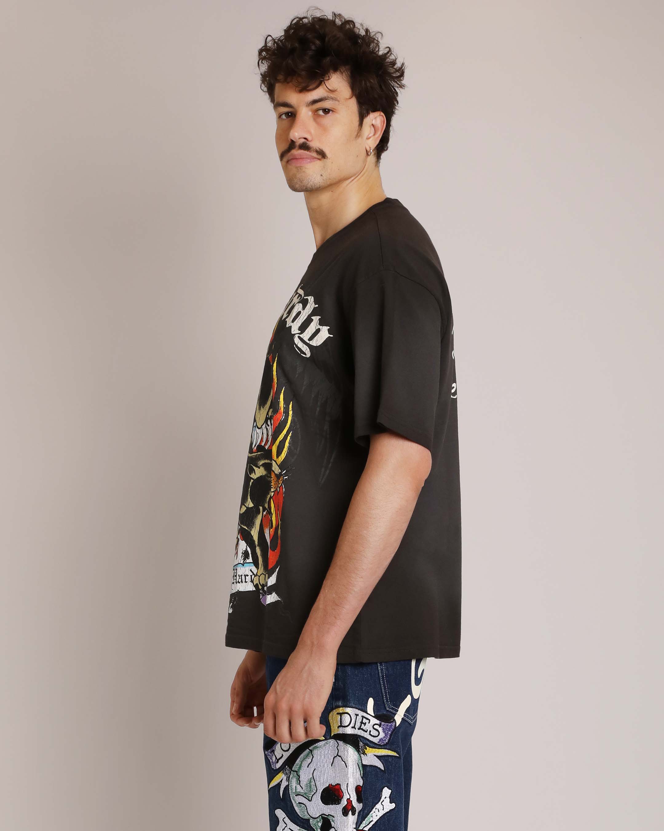 Panther Flame Boxy Tee