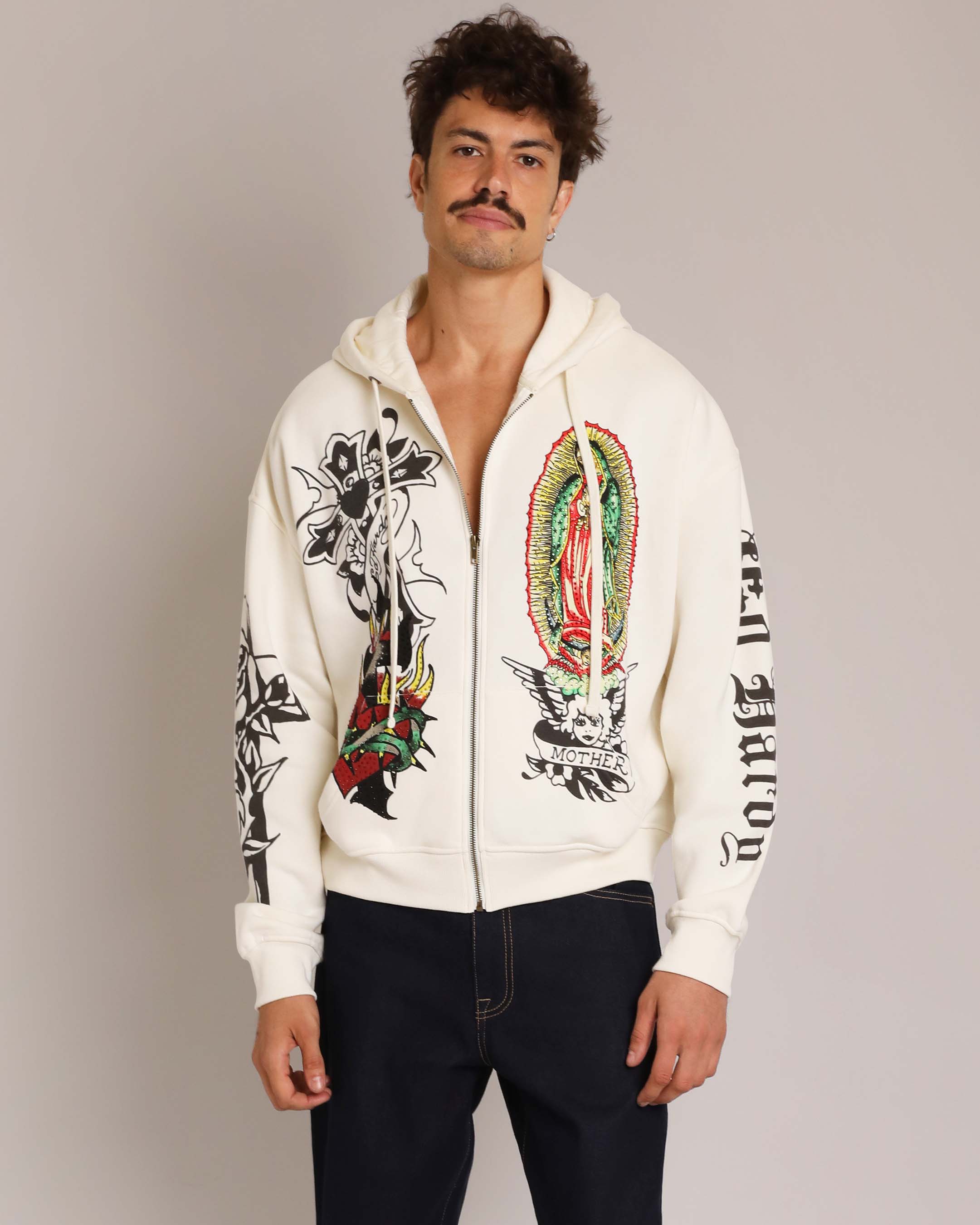 Mary Boxy Zip Hoodie