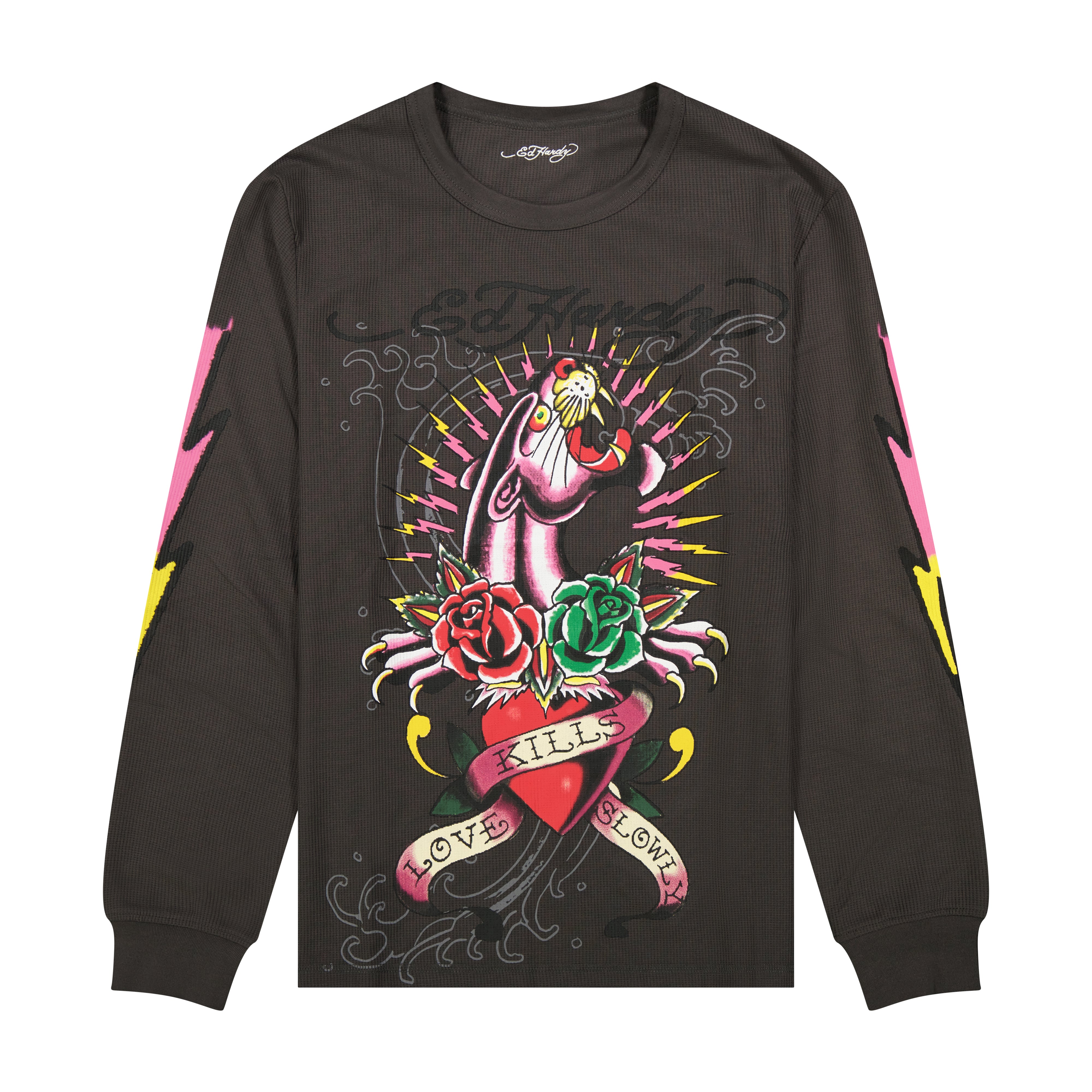 Panther Rose Thermal Tee