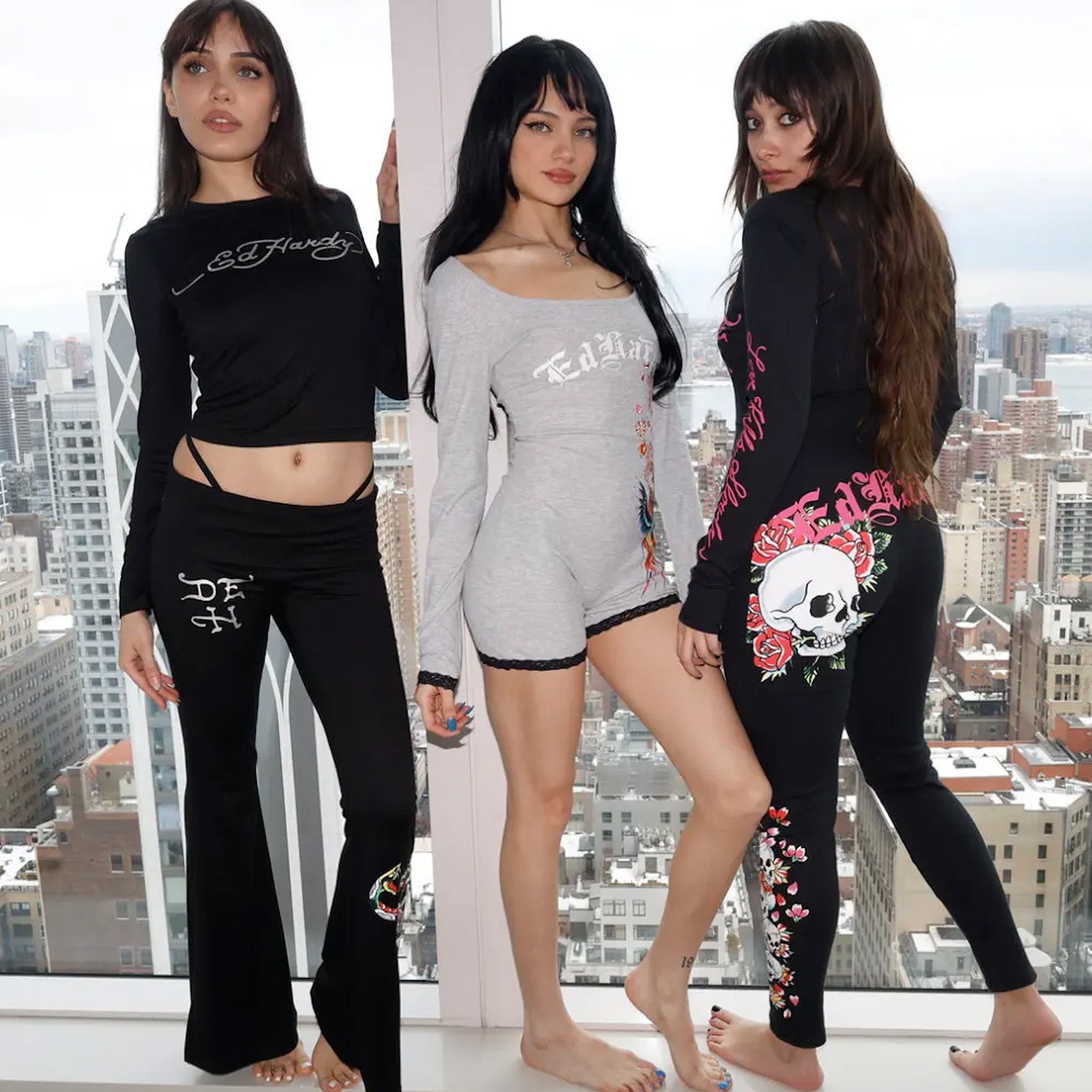 Panther Snake LS/Fold Over Yoga Pants