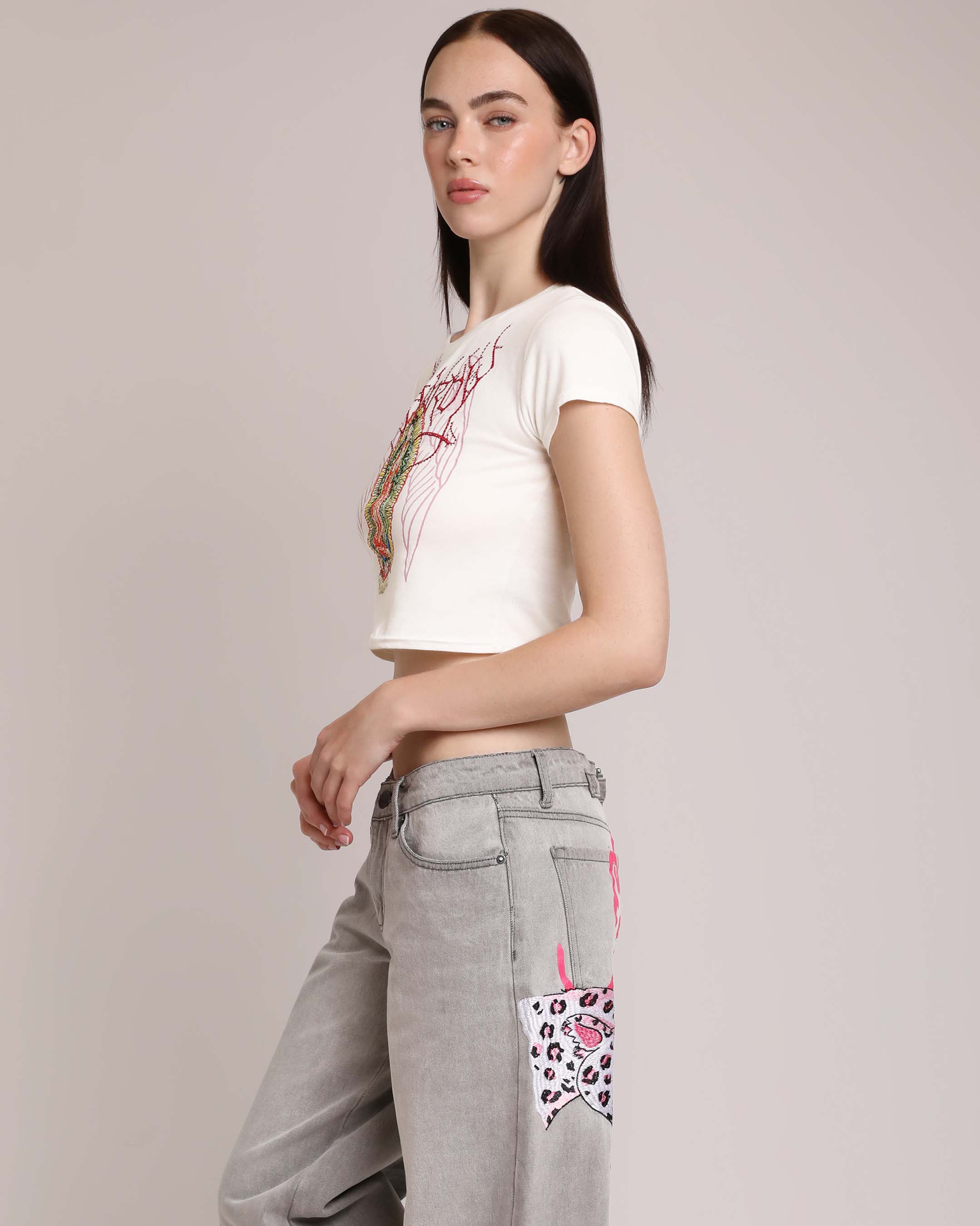 Mary Wings Baby Tee
