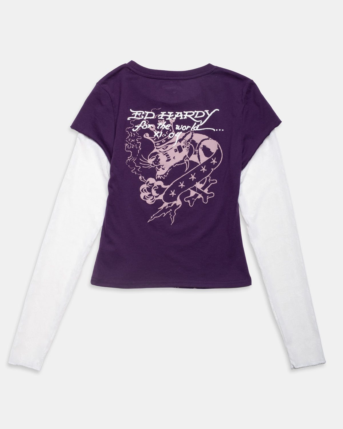 Tiger Crown Lace Hang Down Tee