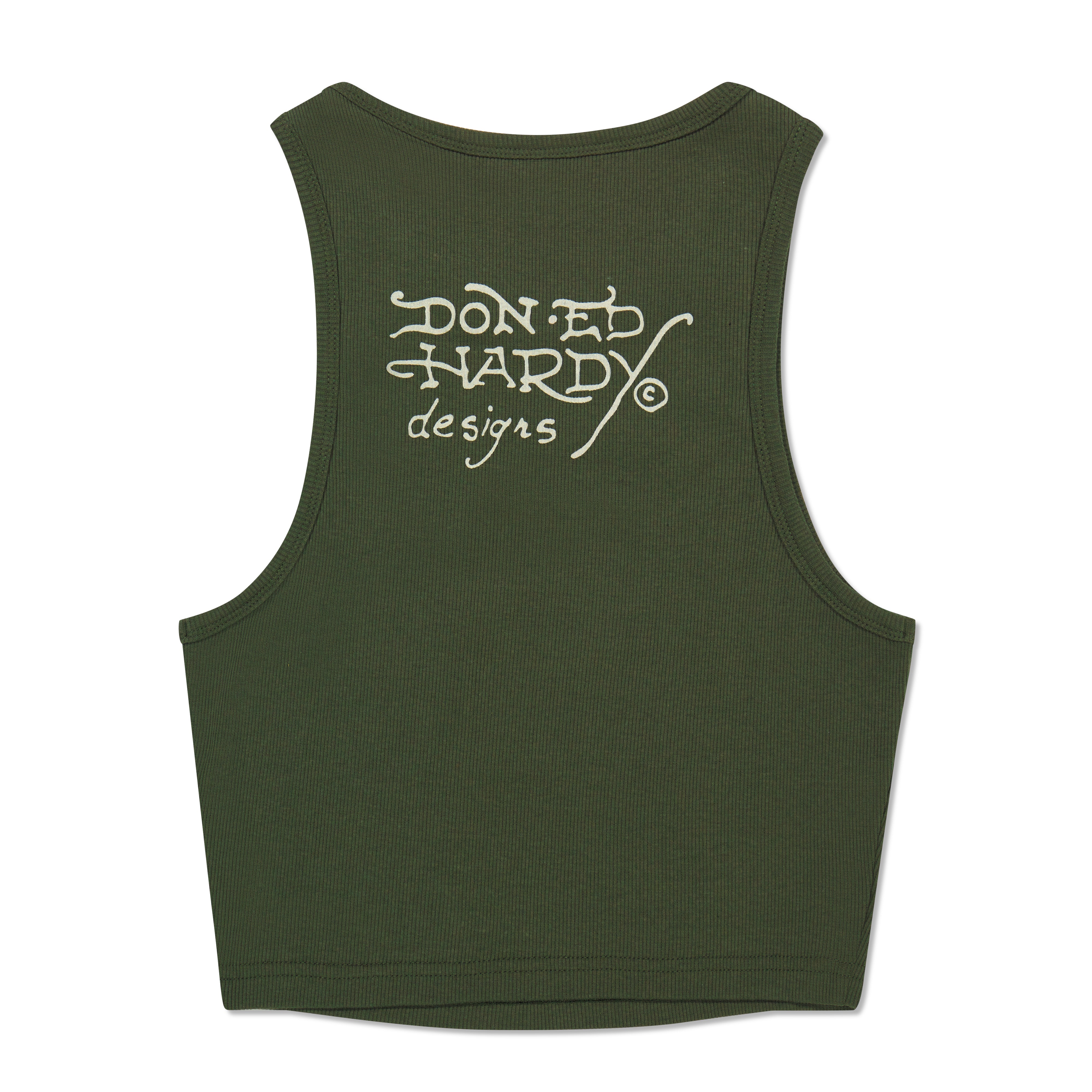 Dragon Heart Rib Knit Tank - edhardyoriginals