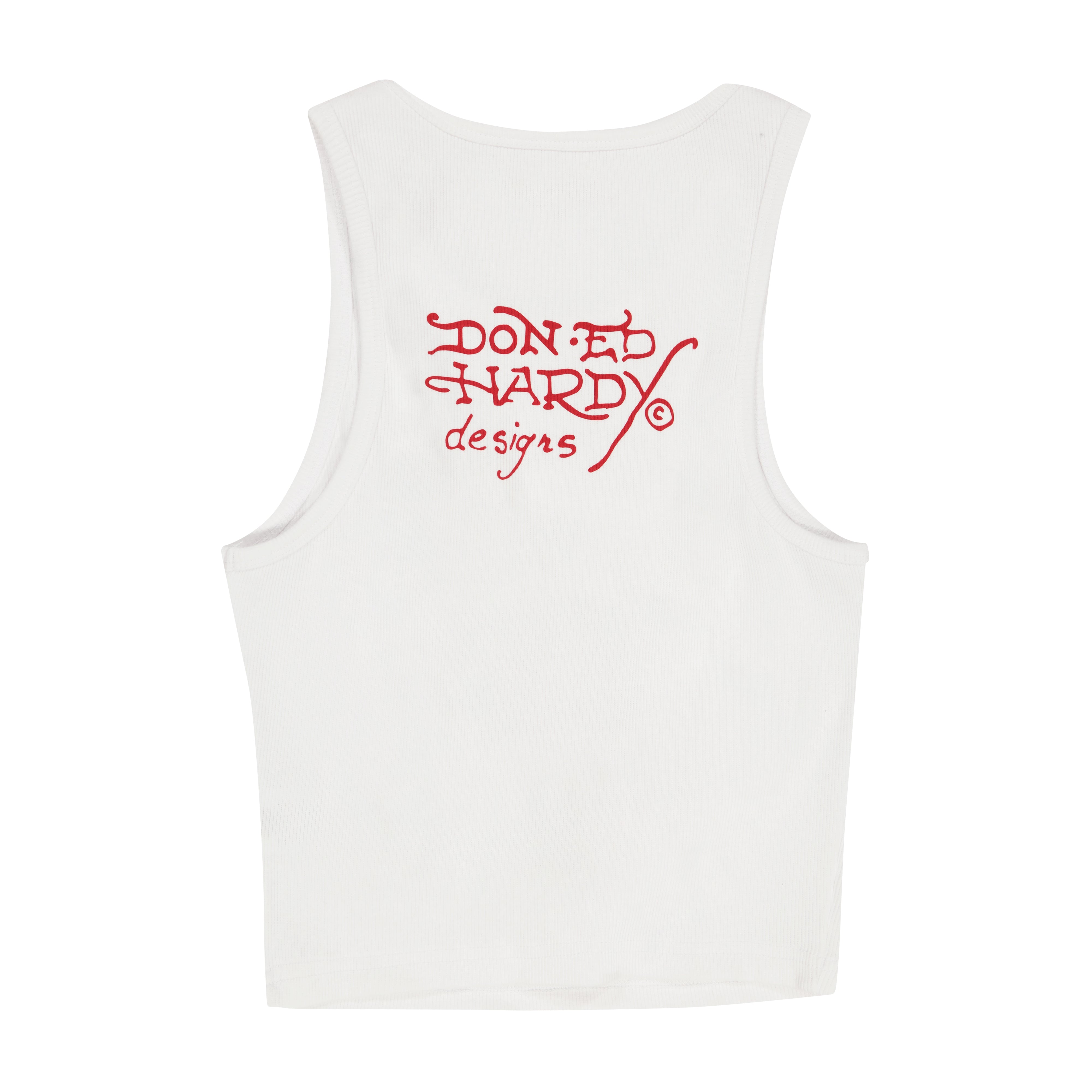 Sculptor X Ed Hardy] Rib Tank Top Cream - Sculptor
