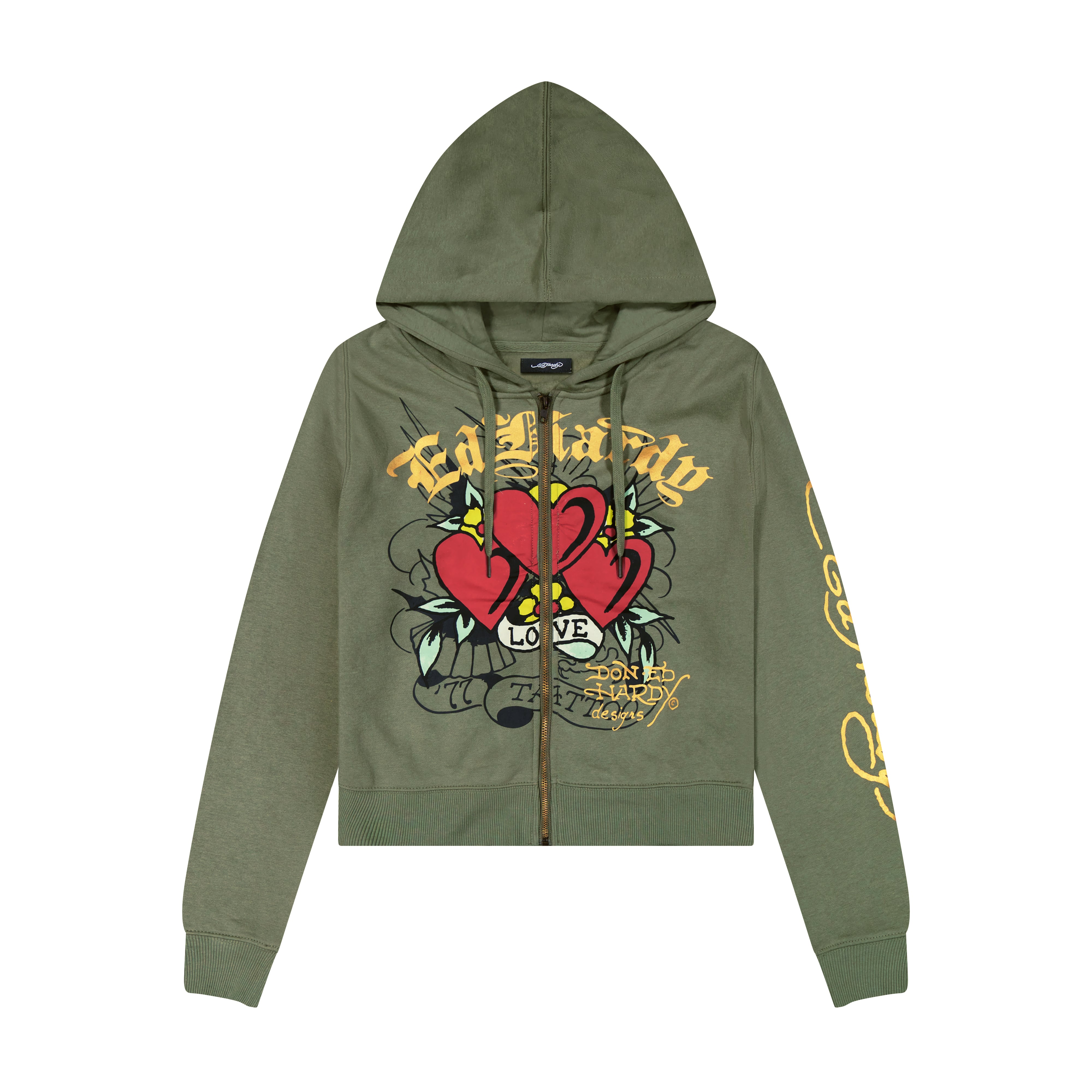 Dragon Heart Zip Front Hoodie