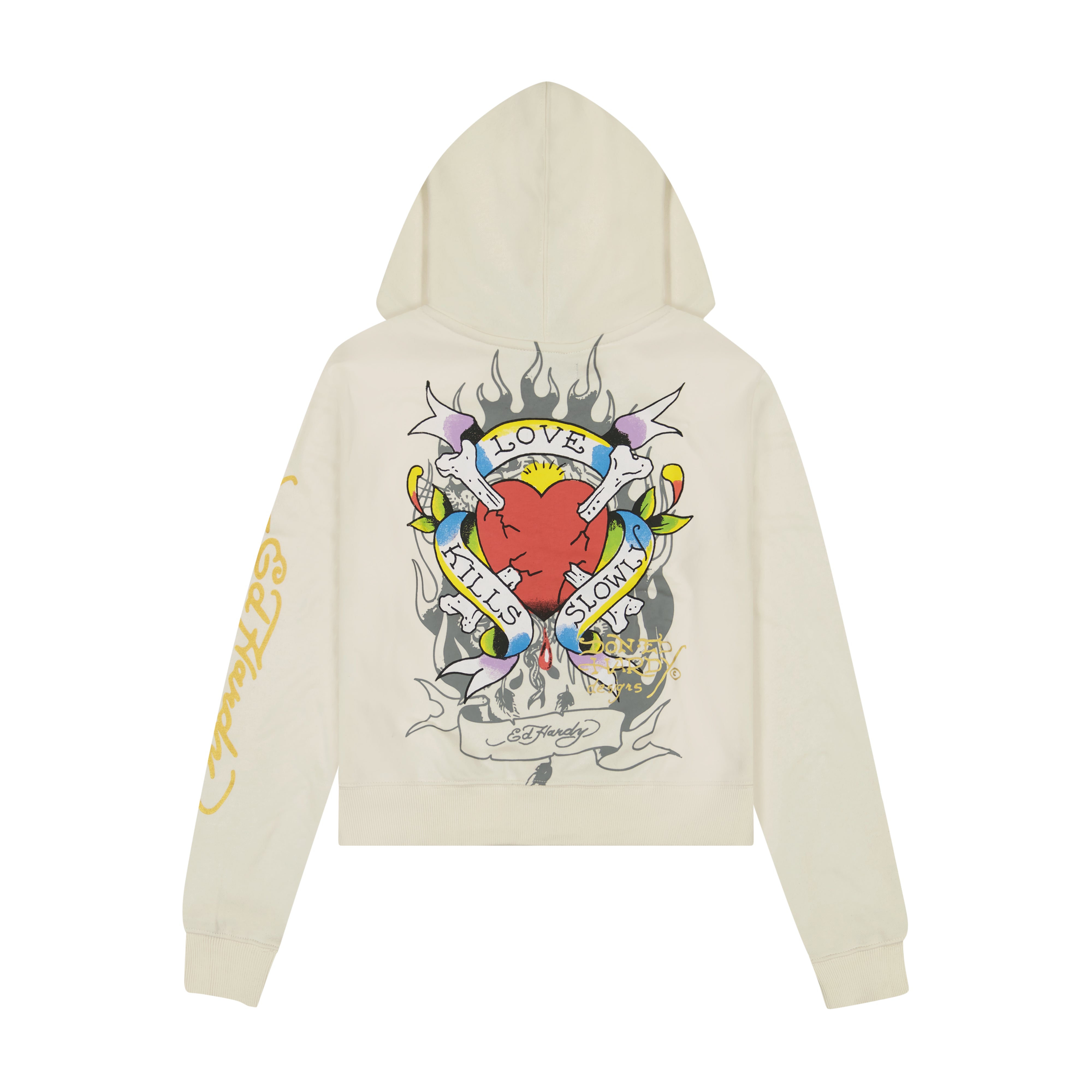 LKS Heart Zip Front Hoodie