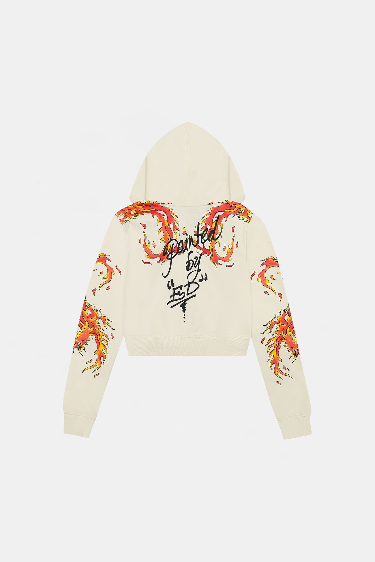 EAGLE FLAMES ZIP HOODIE