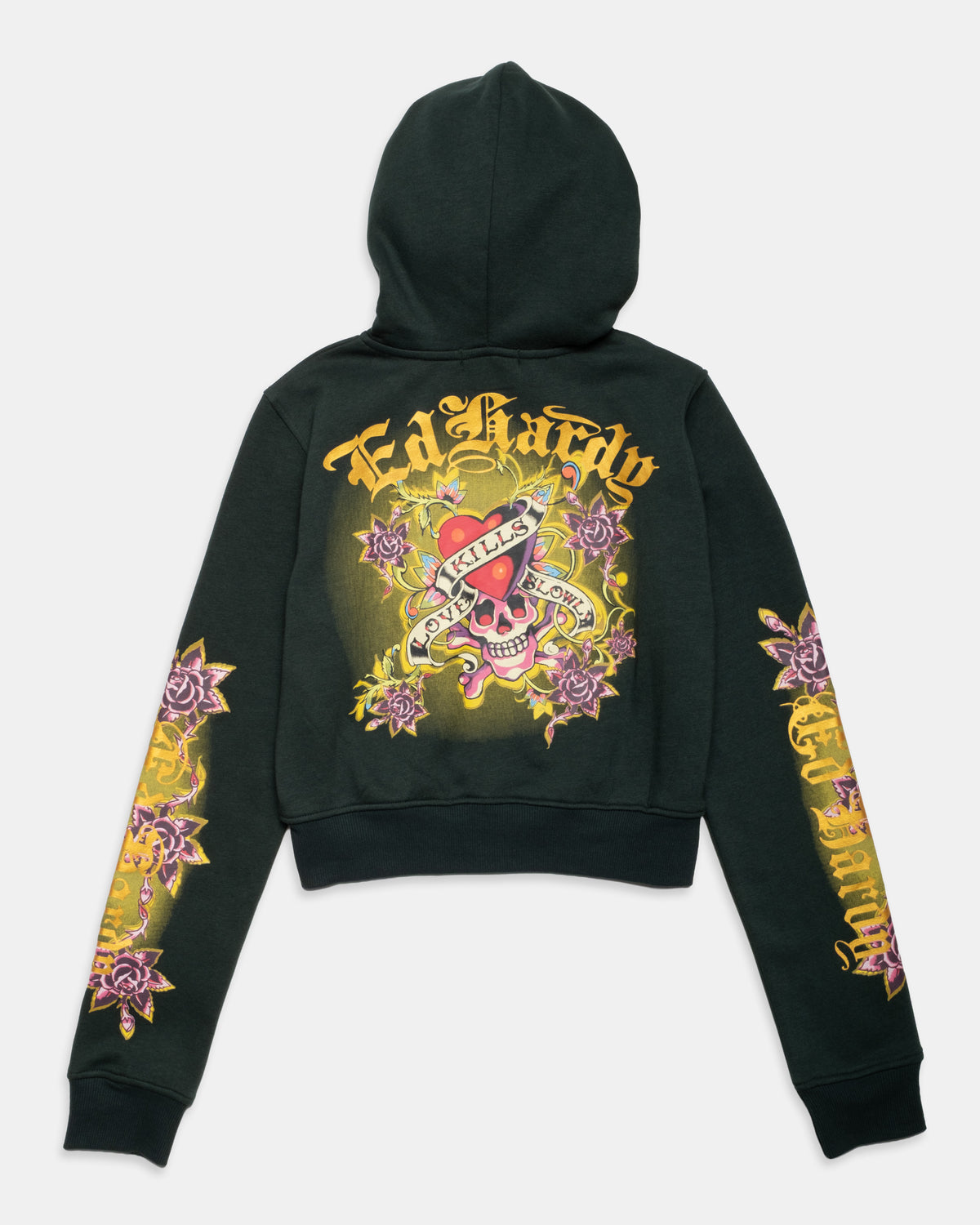 LKS Skull Rose Zip Hoodie