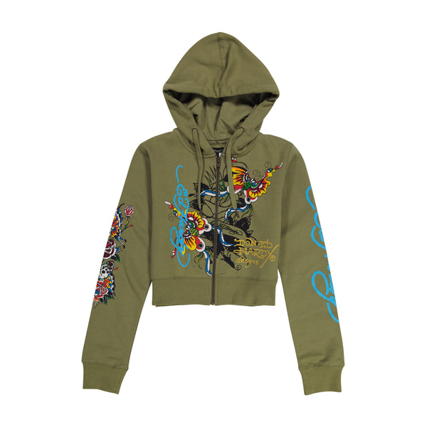トップス Y2K ED HARDY sweat foodie setup co Y2K ED HARDY sweat foodie setup co