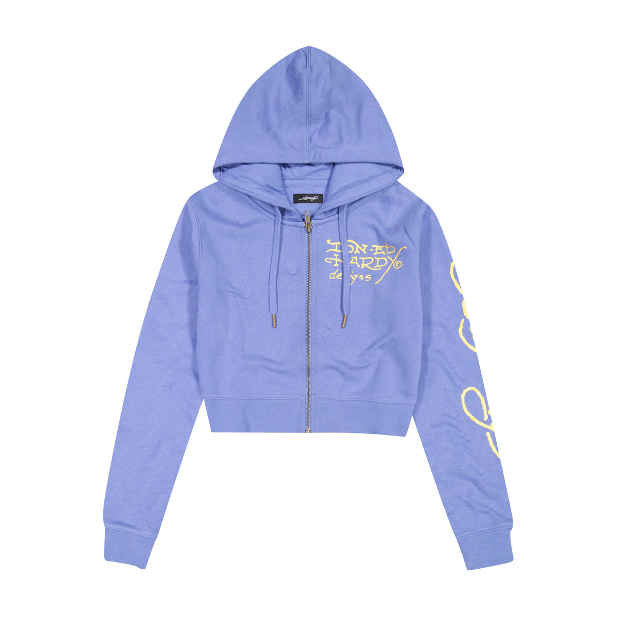 Tiger Lotus Zip Front Hoodie M / PALE BLUE GDC LOTUS Hoodie 1th 