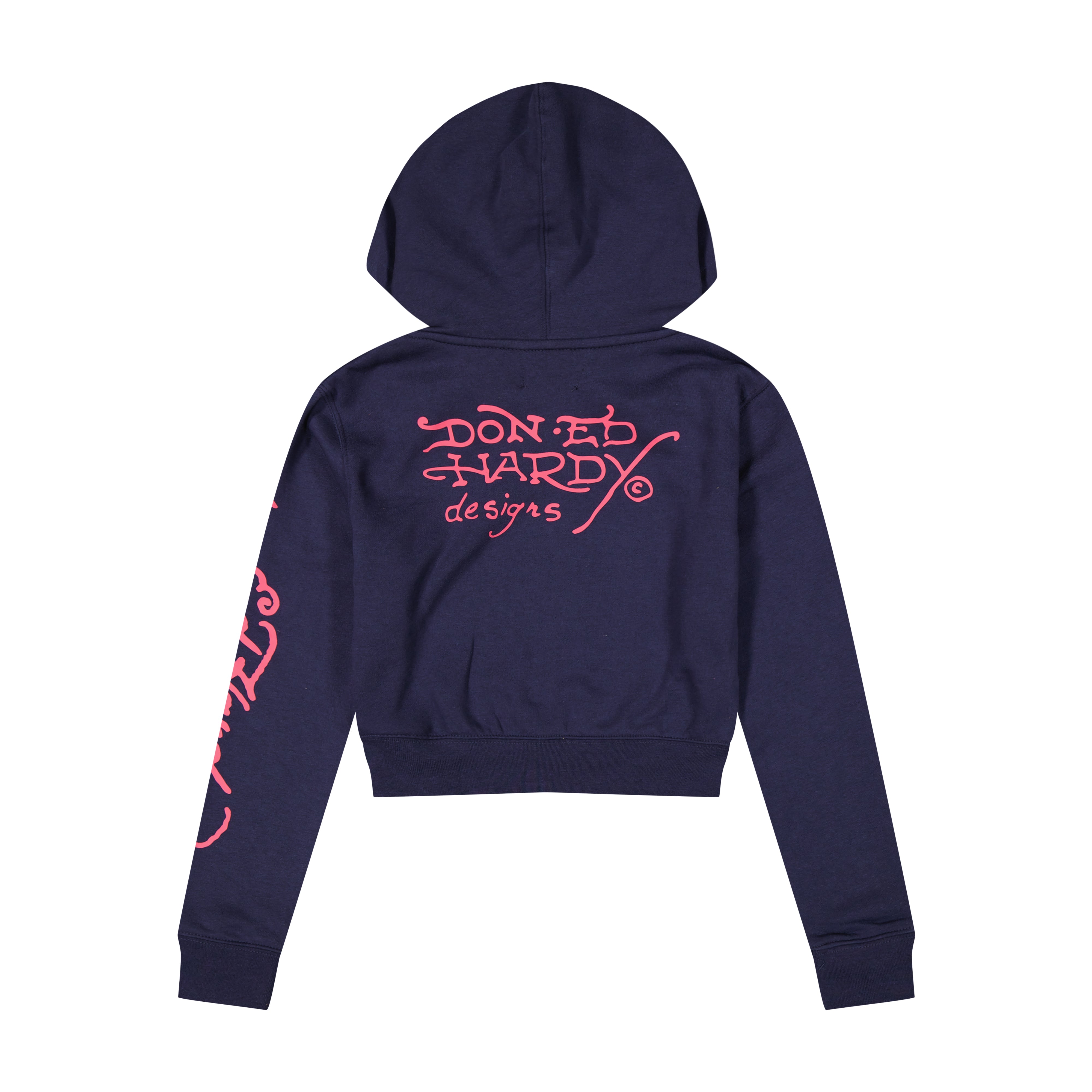 Eagle Rose Cropped Hoodie