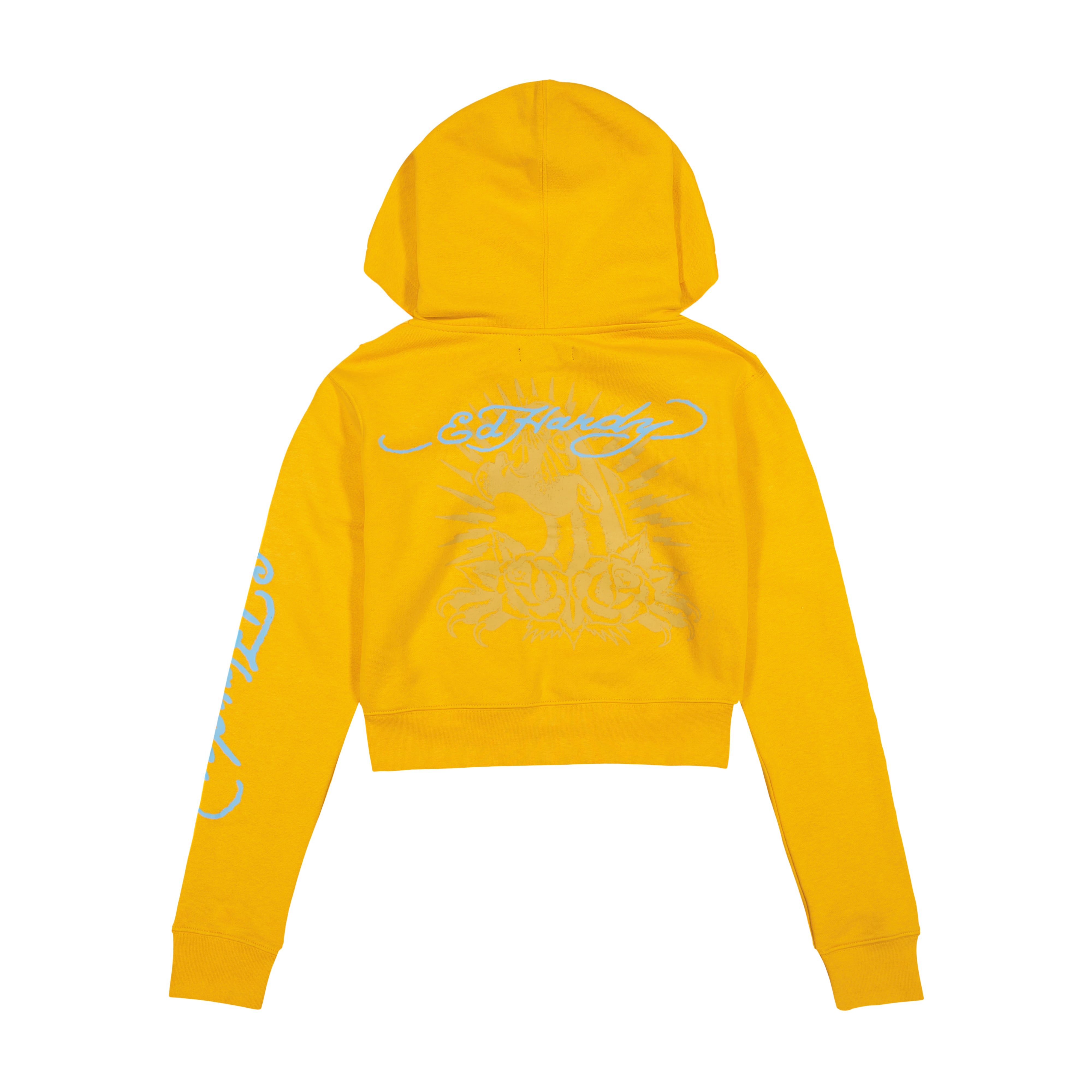 Butterflies Cropped Hoodie