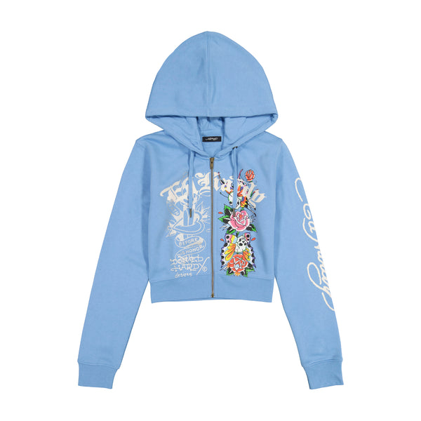 【efu エフ】新品CROPPED VINTAGE HOODIE カラー:BRN Women's Urban Cropped Hoodie – NBStreetWear