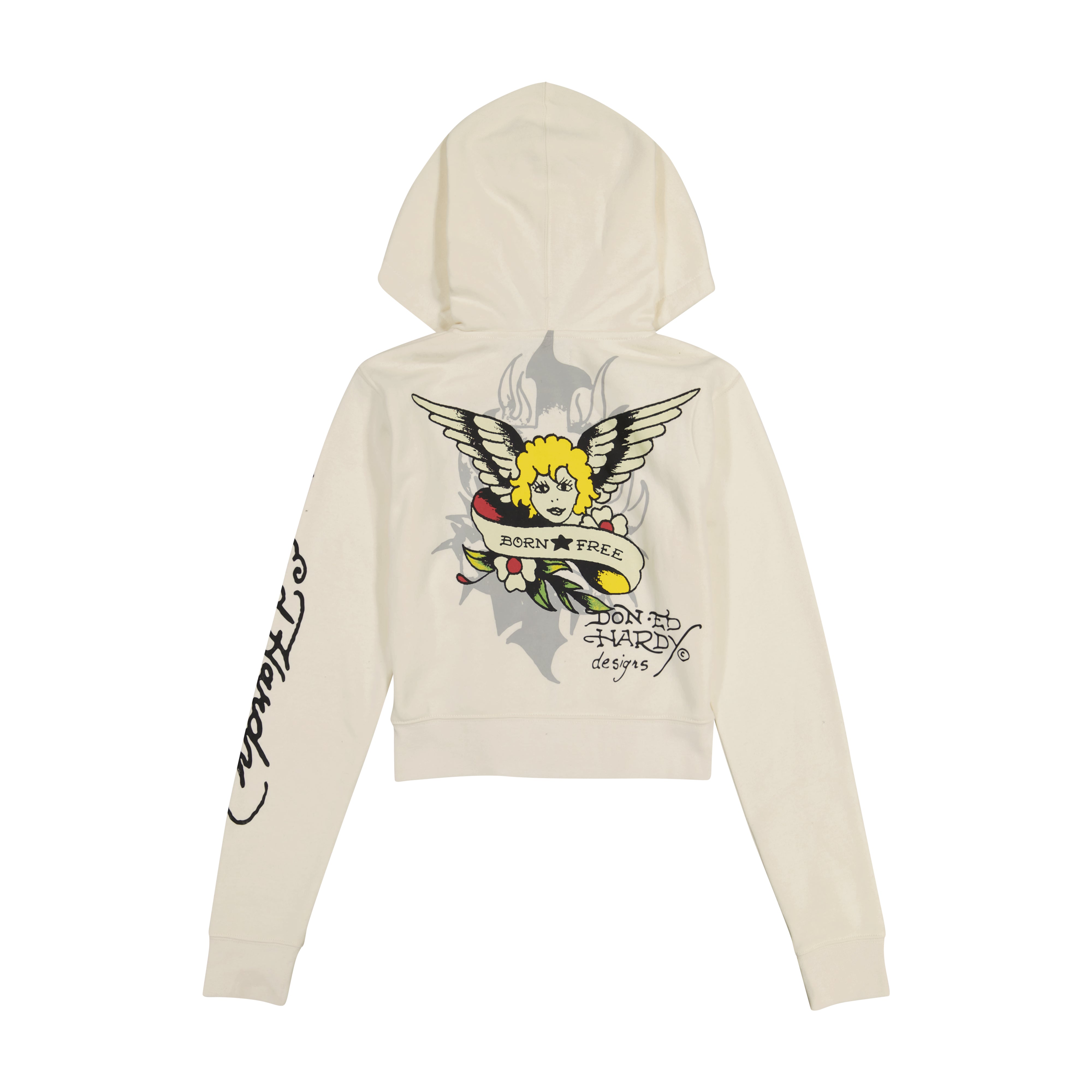 Sacred Heart Cropped Hoodie