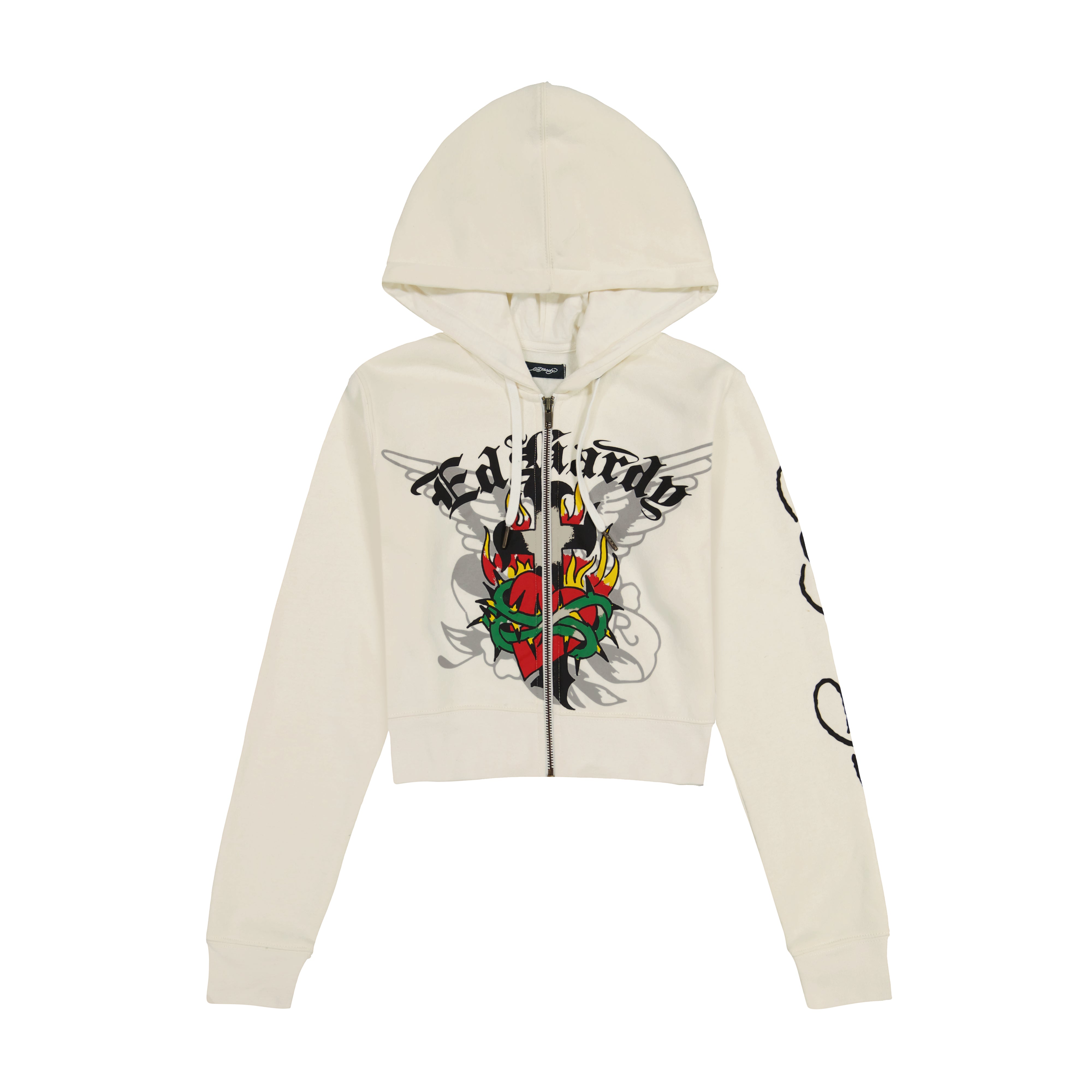 Sacred Heart Cropped Hoodie