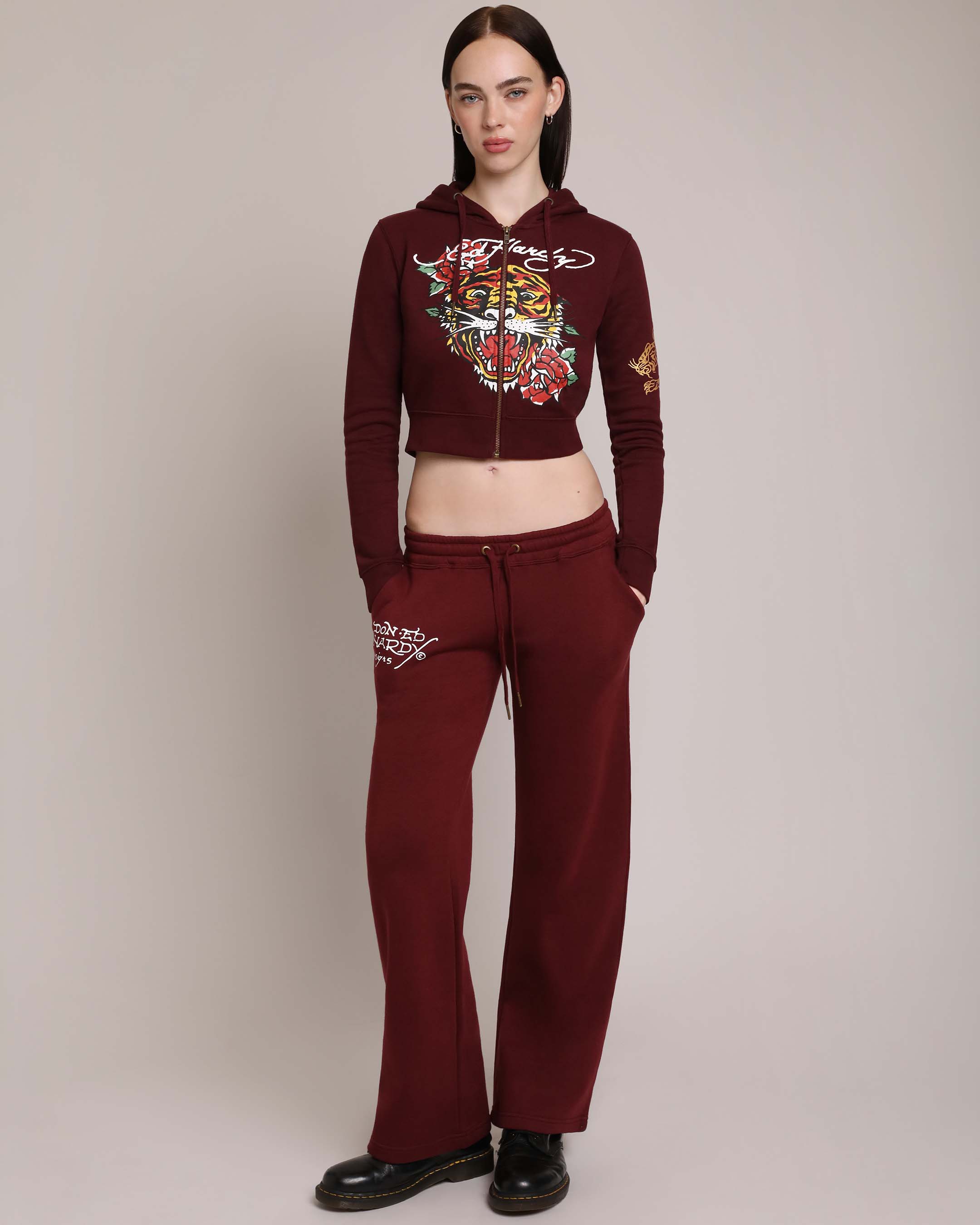 Retro Tiger Flare Sweatpants