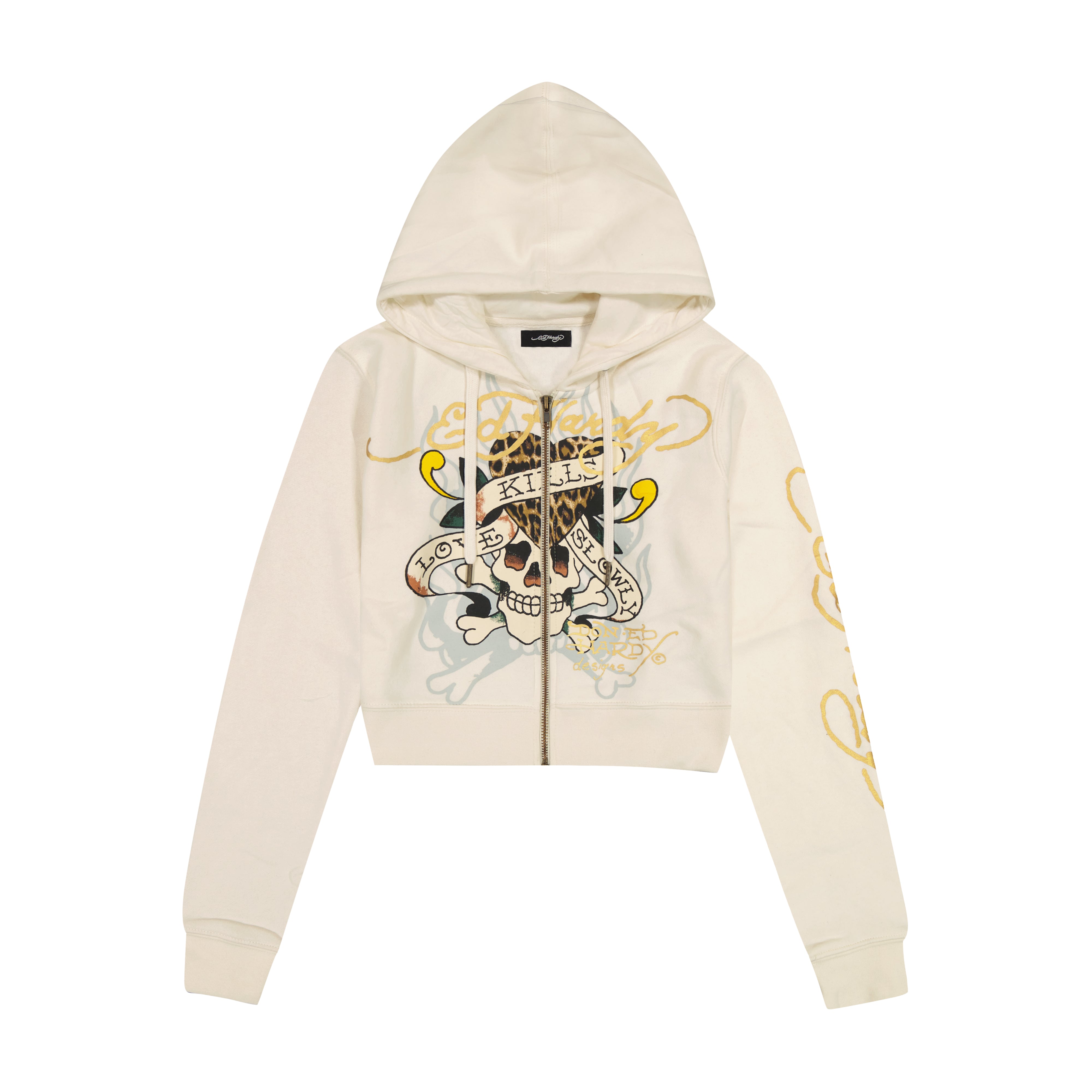LKS Skull Zip Front Hoodie