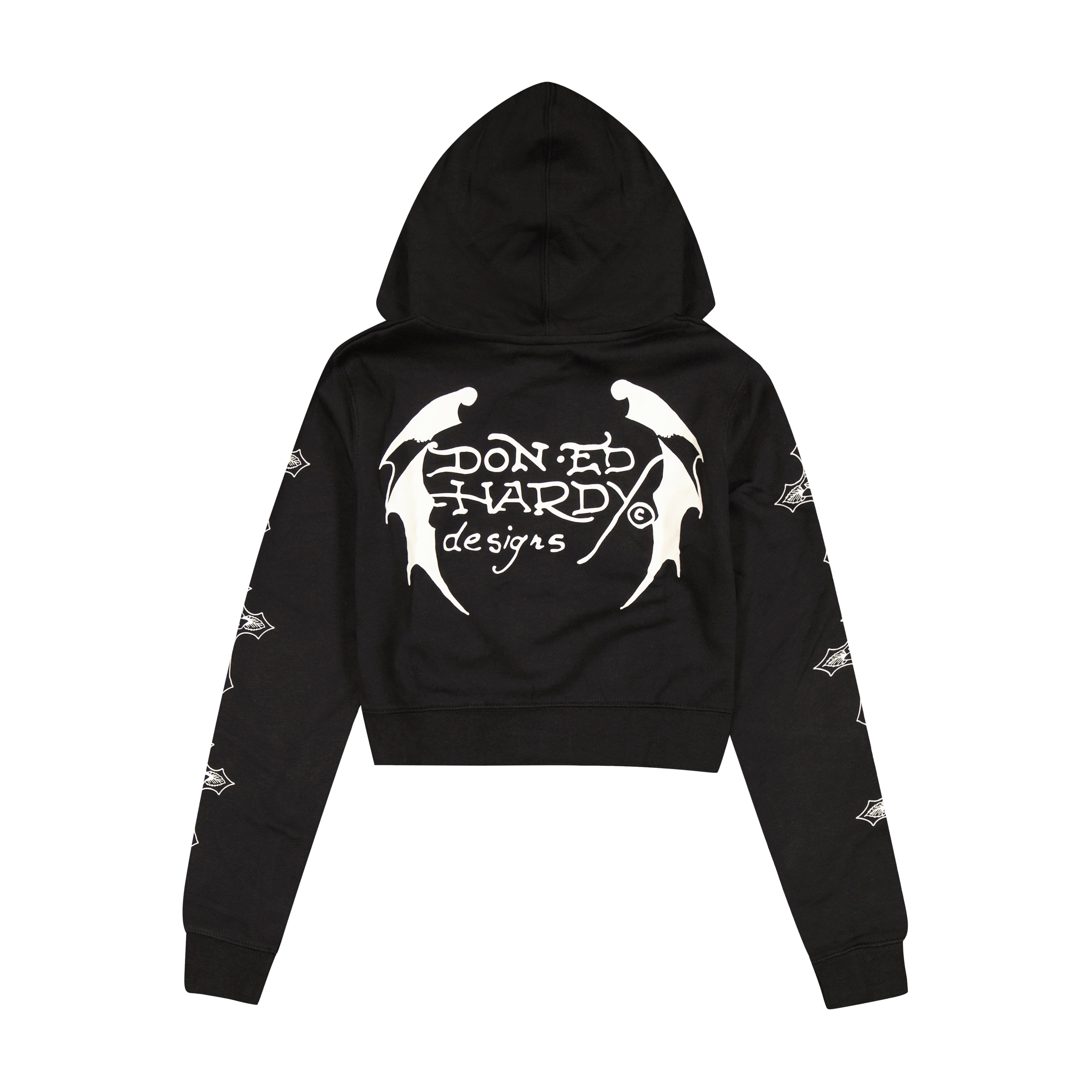 Crosses Zip Front Hoodie