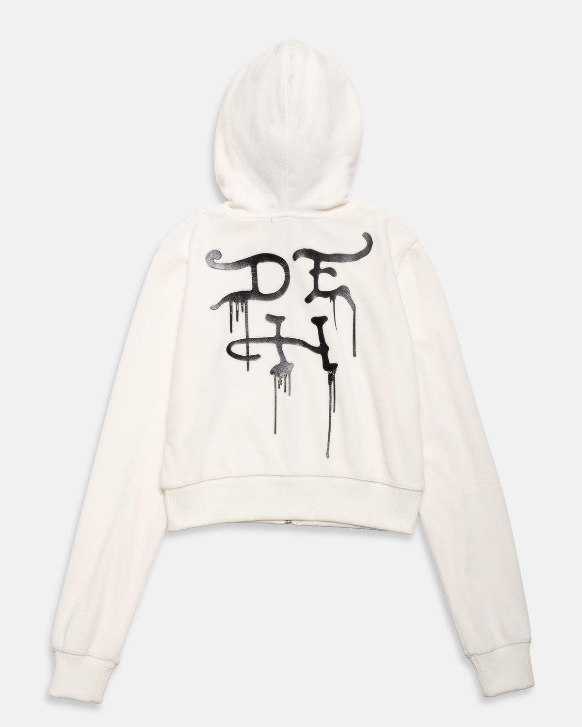 Leopard LKS Velour Zip Front Hoodie