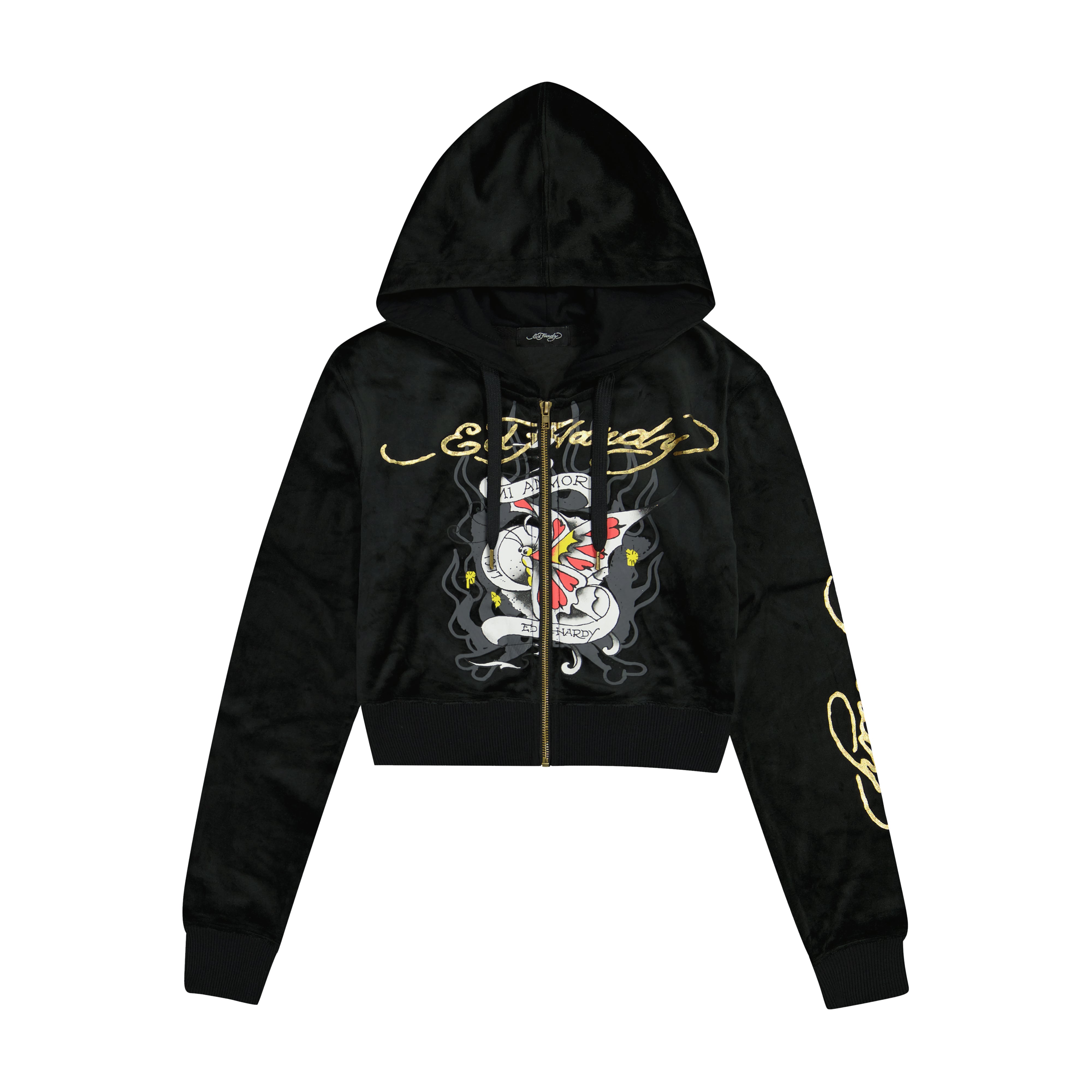 Women's Hoodies | Cropped & Zip-Front Hoodies | Ed Hardy