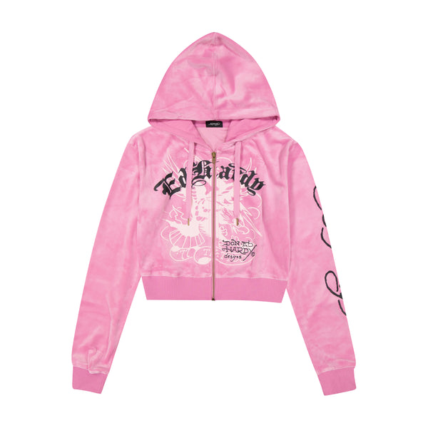 トップス SCULPTOR Velour Crop Zip-Up Hoodie Amazon.com: HzDazrl Women Velour Crop Hoodie Jacket Long