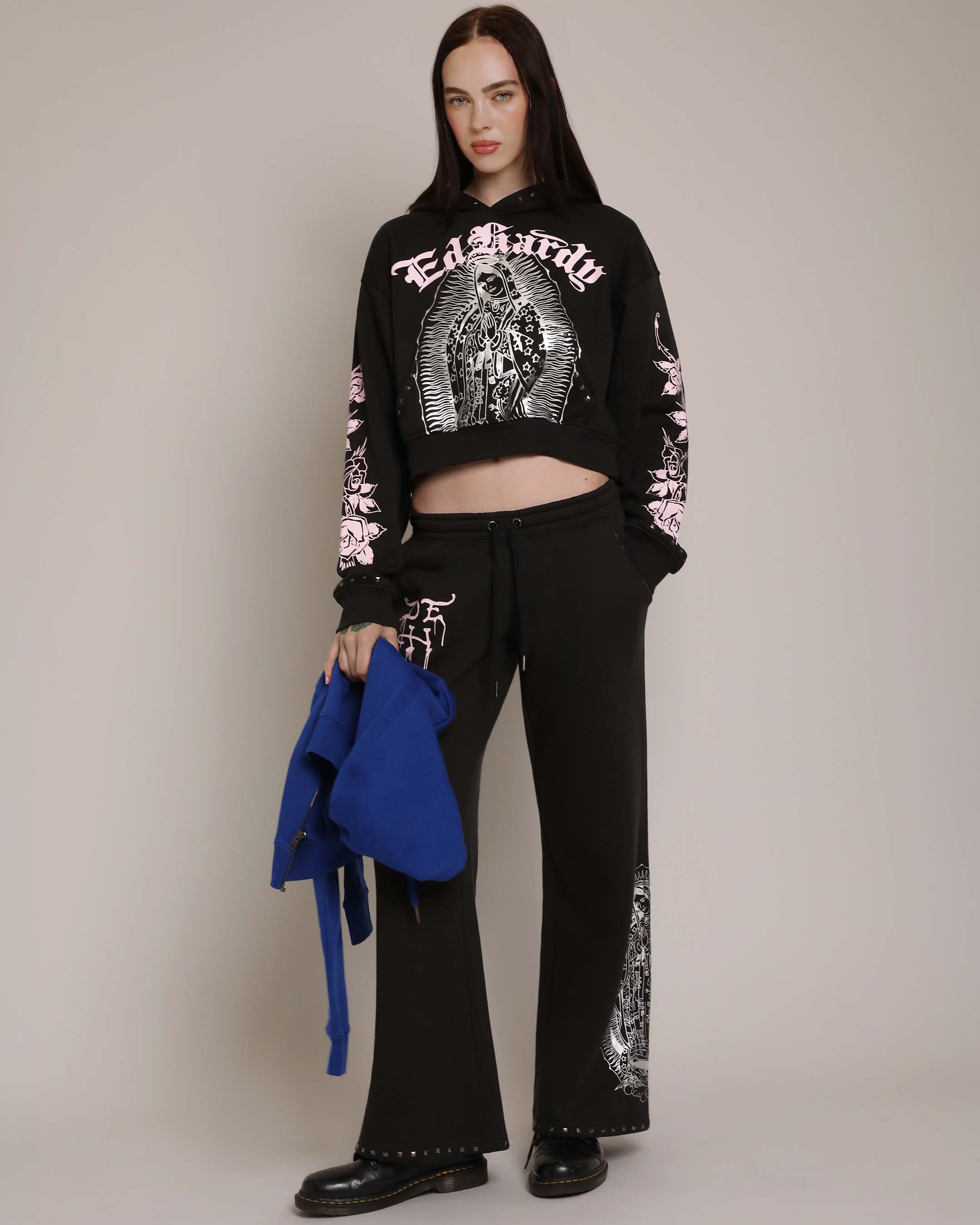 Mary heart pants ブラック Mary Pant - Faded Black