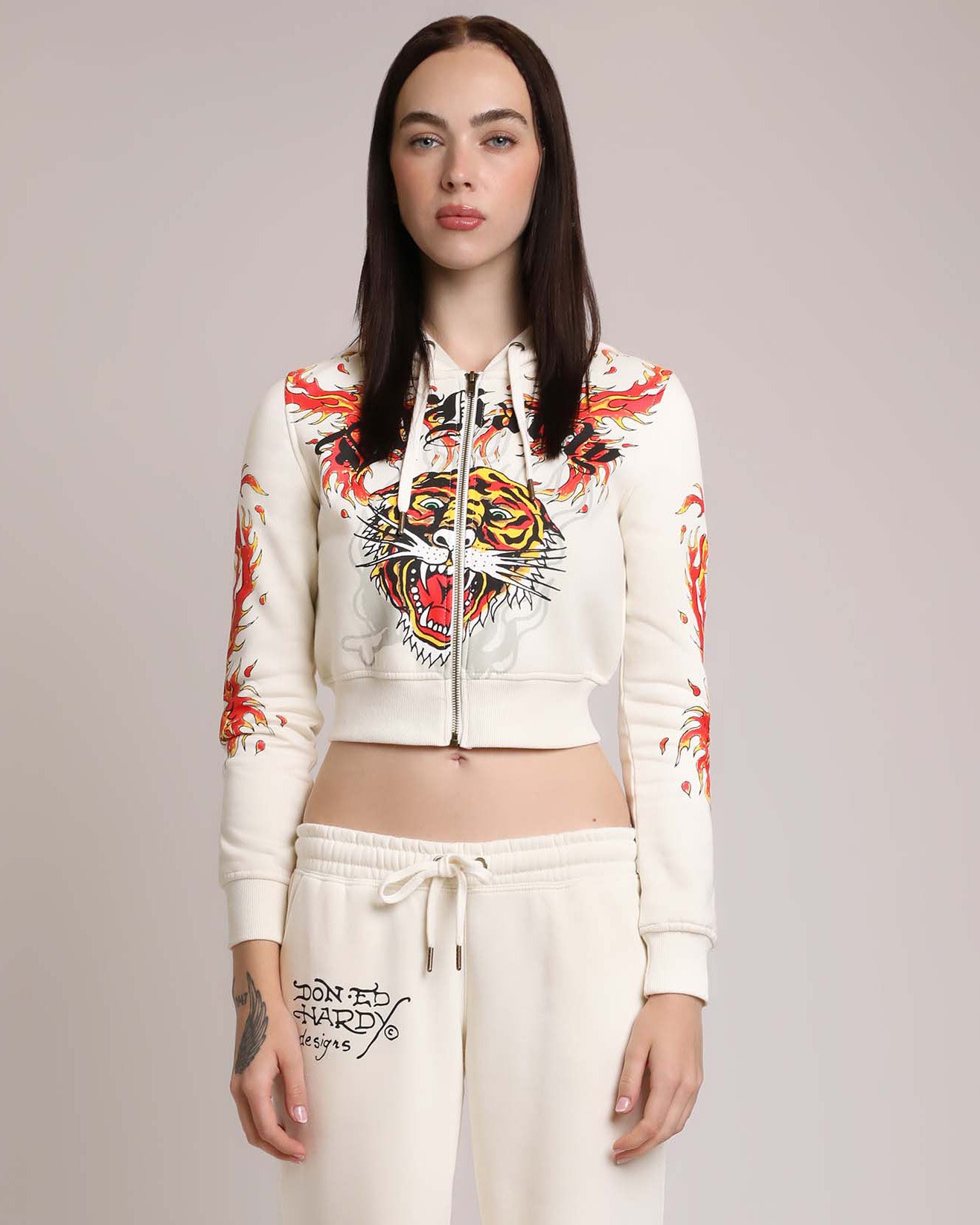 Flames Zip Hoodie