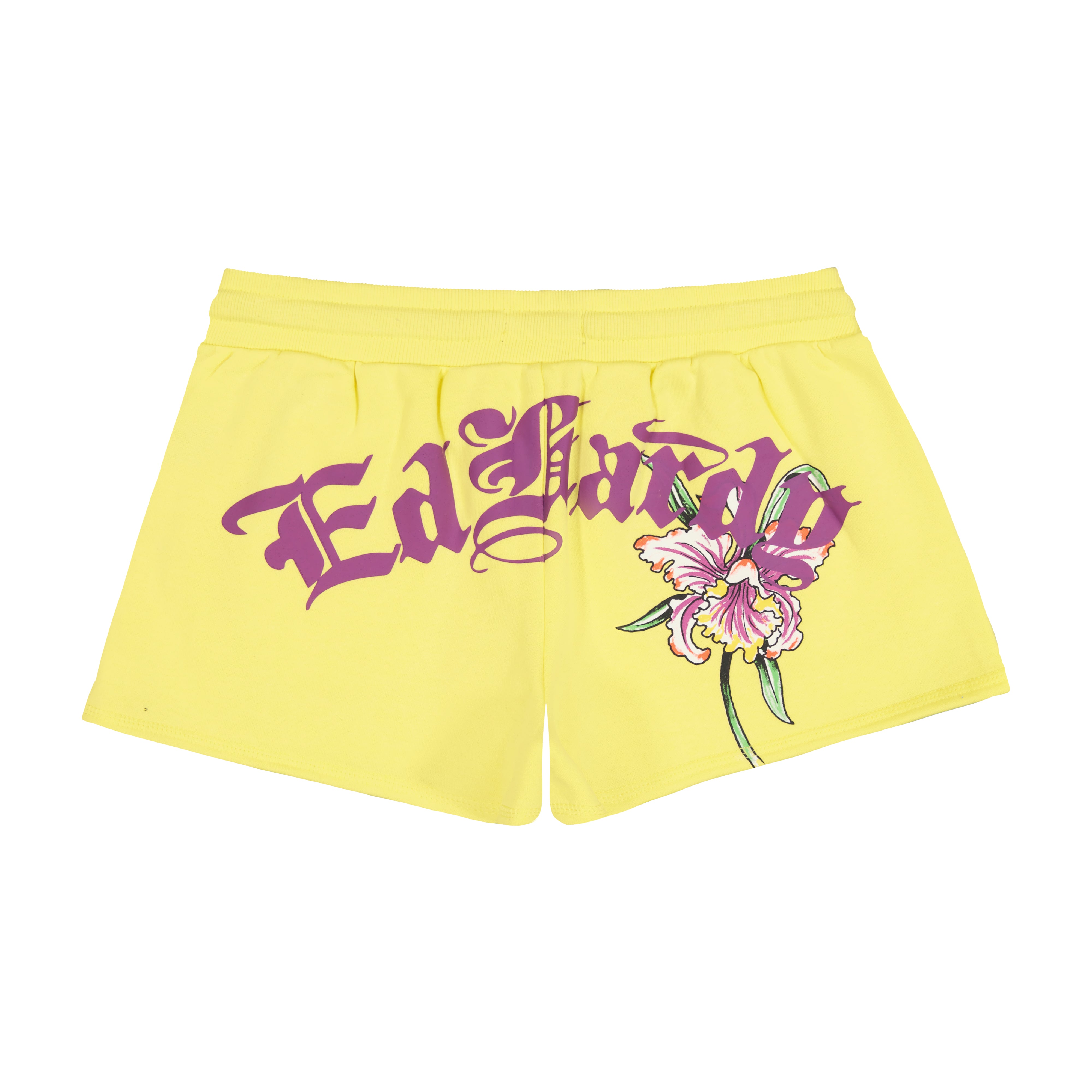 Y2K Ed Hardy Mens Blue Denim Jean Shorts Embroidered Tiger