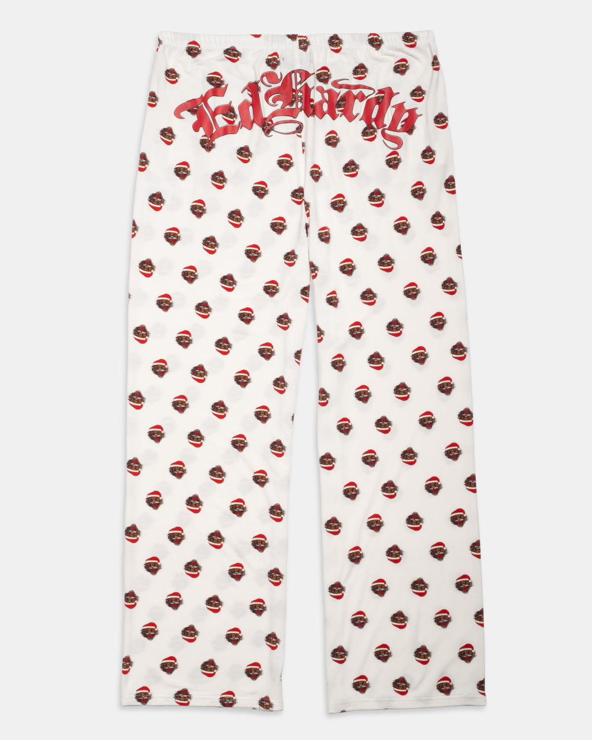 Christmas Tiger Pants White