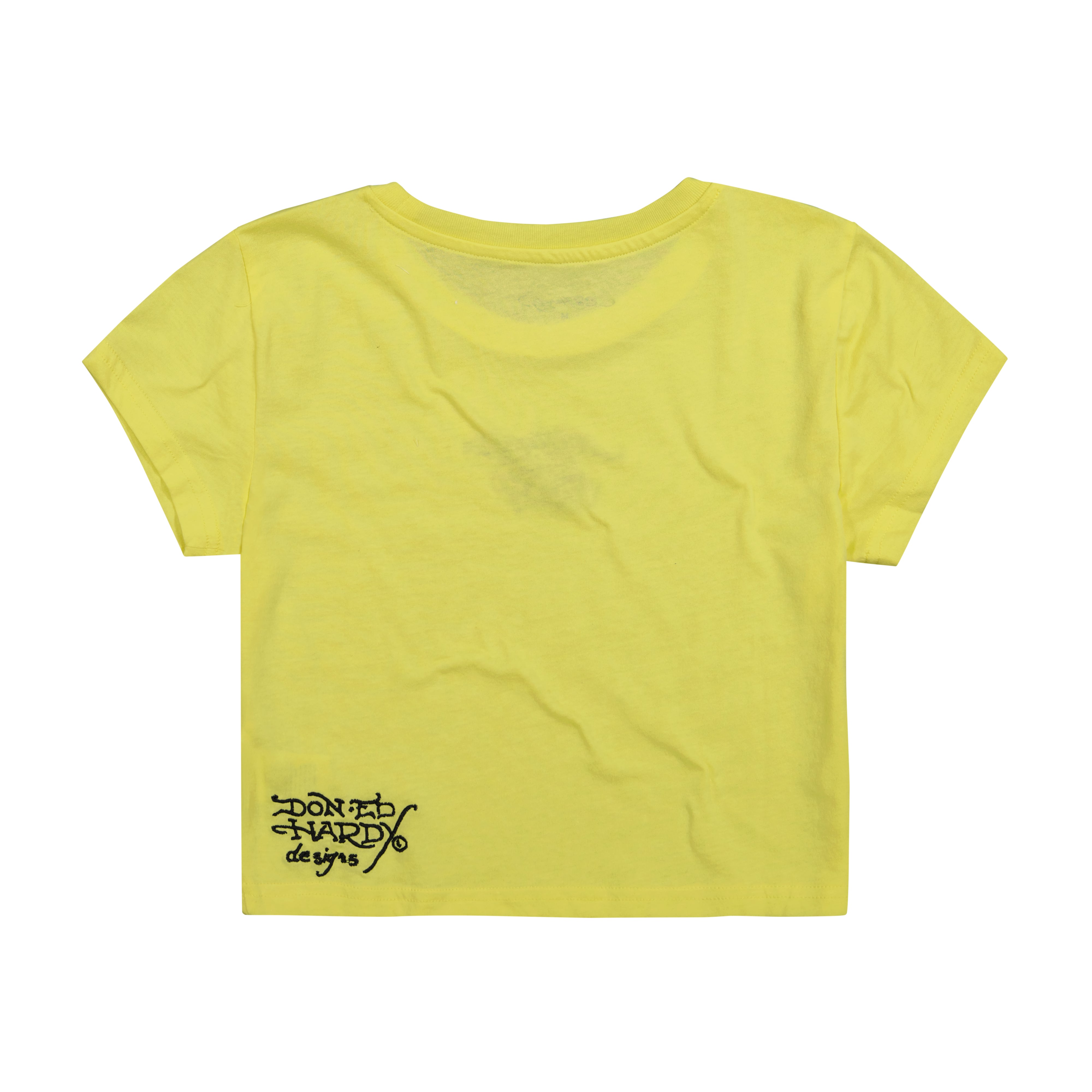 edhardyoriginals XS / LEMON Bumblebee Embroidered Baby Tee