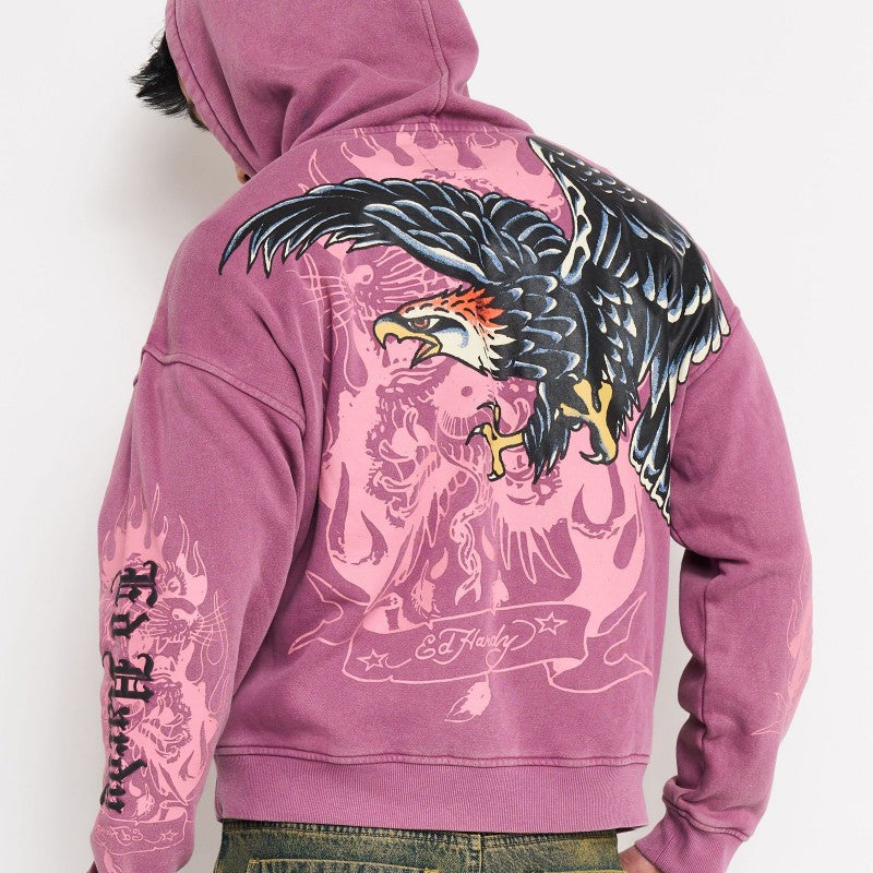 Eagle Boxy Fleece Hoodie